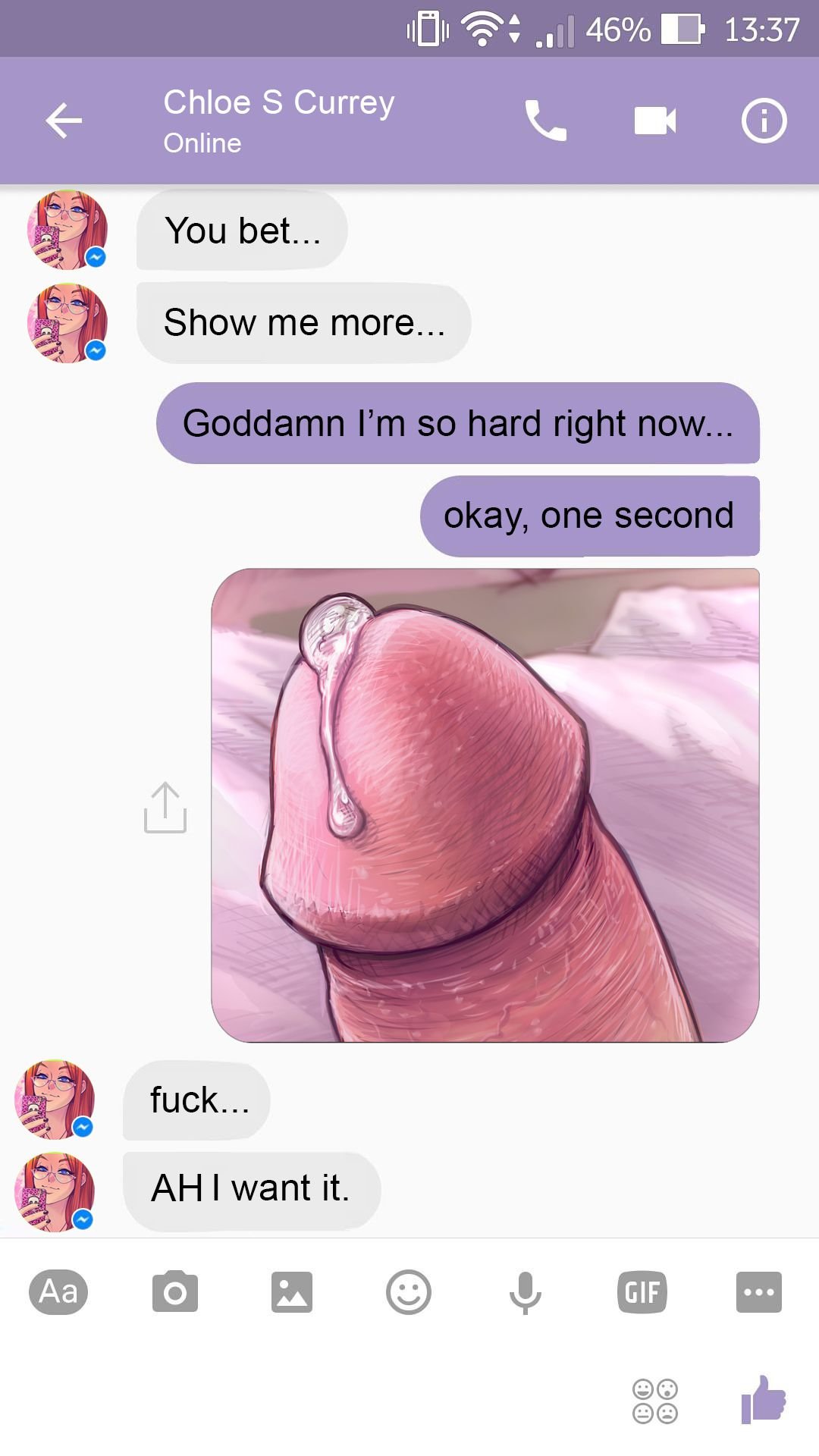 A Chat With Chloe [Romulo Melkor Mancin] 1 . A Chat With Chloe - Text Message [Romulo Melkor Mancin] – page 8