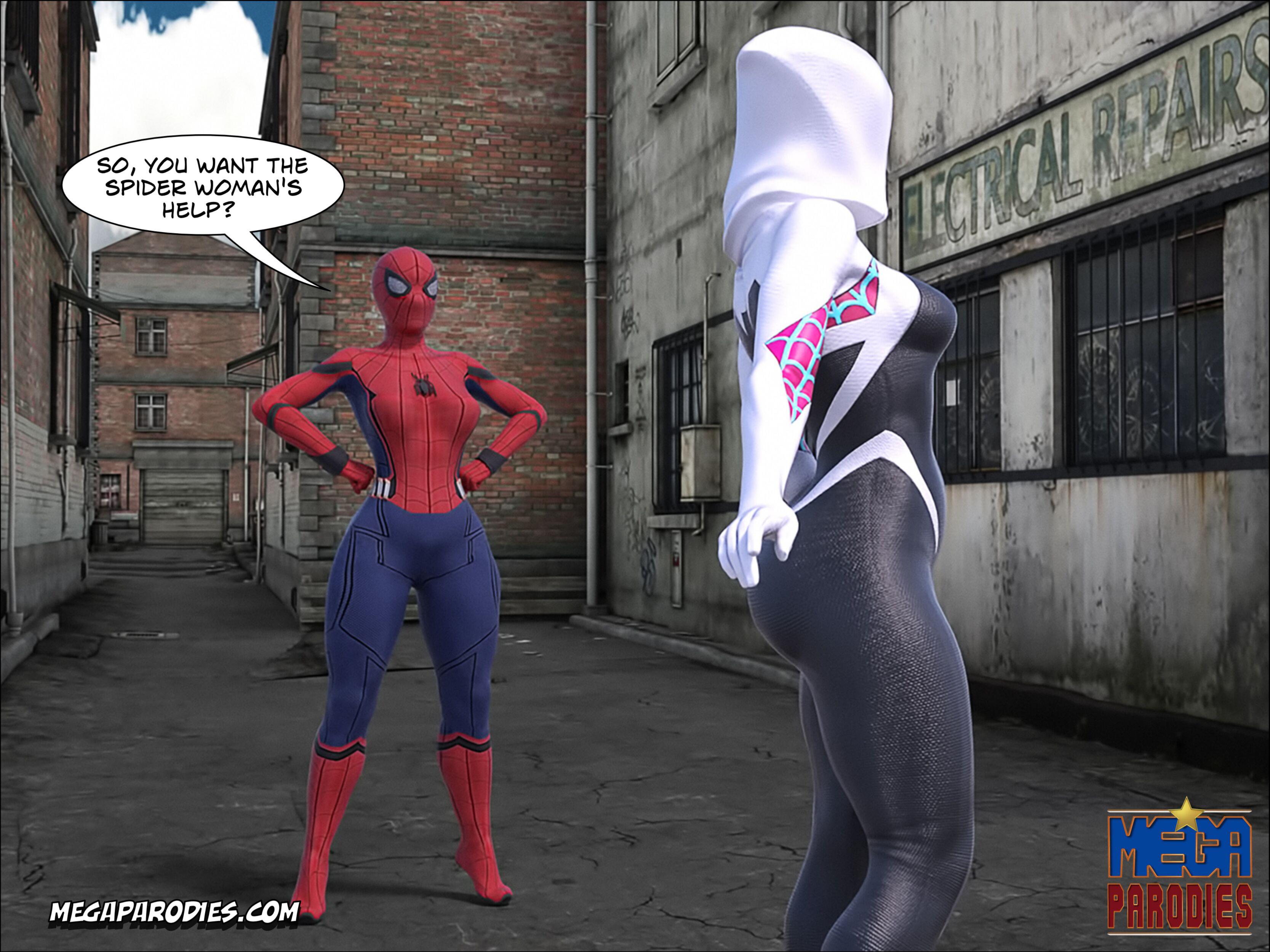 Spider-Gwen X Rhino (Spider-Man) [MegaParodies] 3 . Spider-Gwen X Rhino - Chapter 3 (Spider-Man) [MegaParodies] – page 43