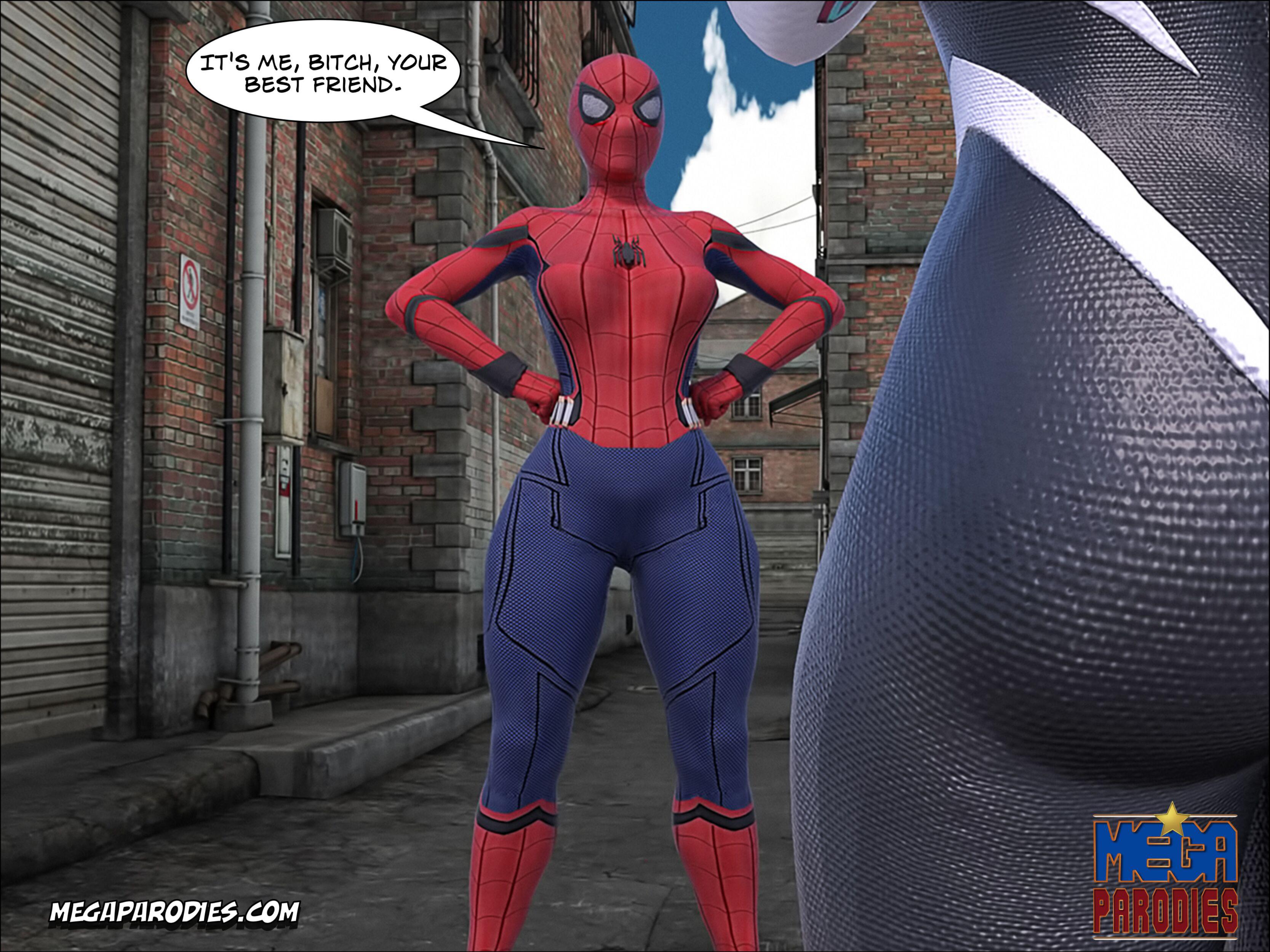 Spider-Gwen X Rhino (Spider-Man) [MegaParodies] 3 . Spider-Gwen X Rhino - Chapter 3 (Spider-Man) [MegaParodies] – page 45