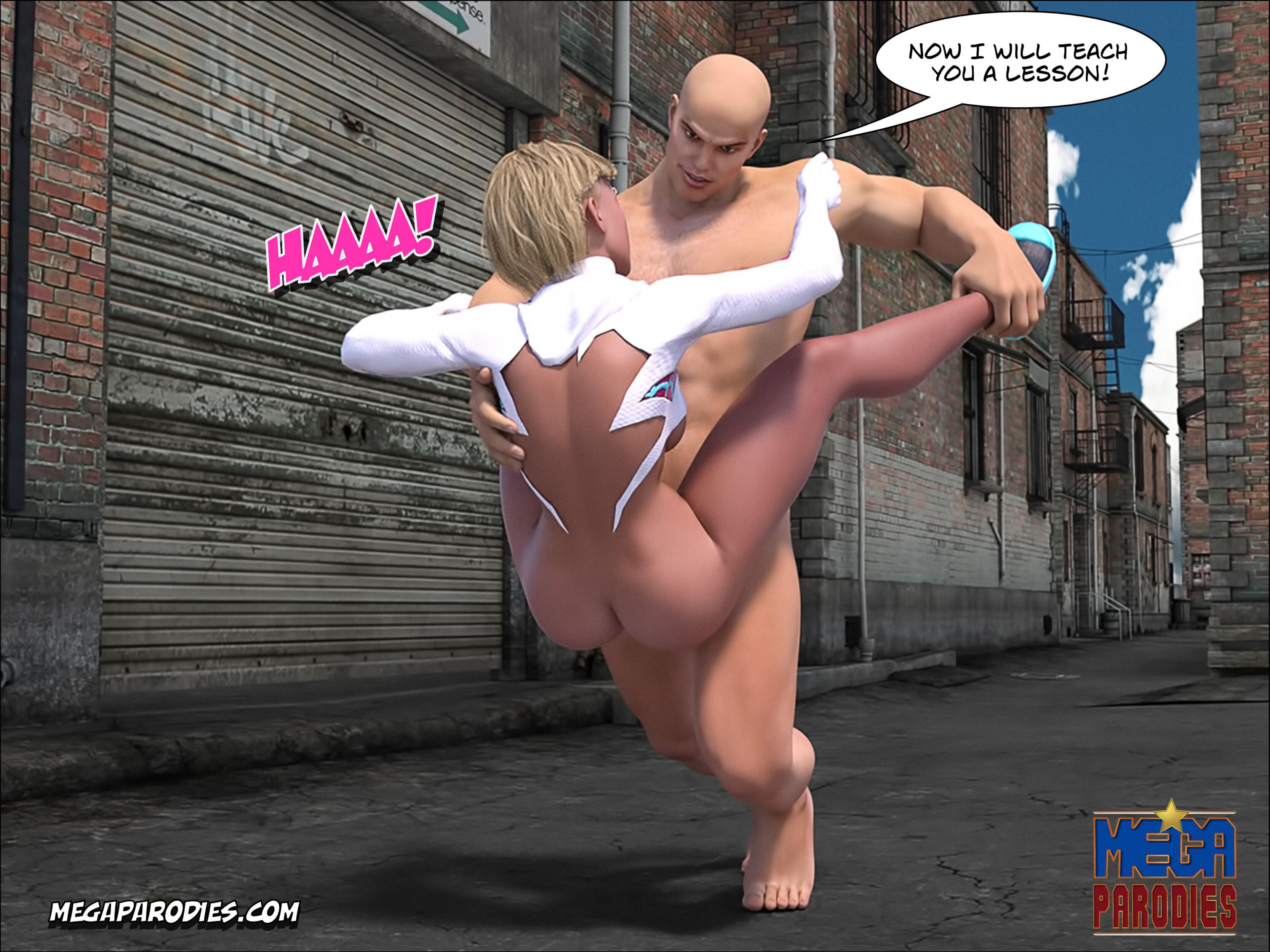 Spider-Gwen X Rhino (Spider-Man) [MegaParodies] 3 . Spider-Gwen X Rhino - Chapter 3 (Spider-Man) [MegaParodies] – page 5