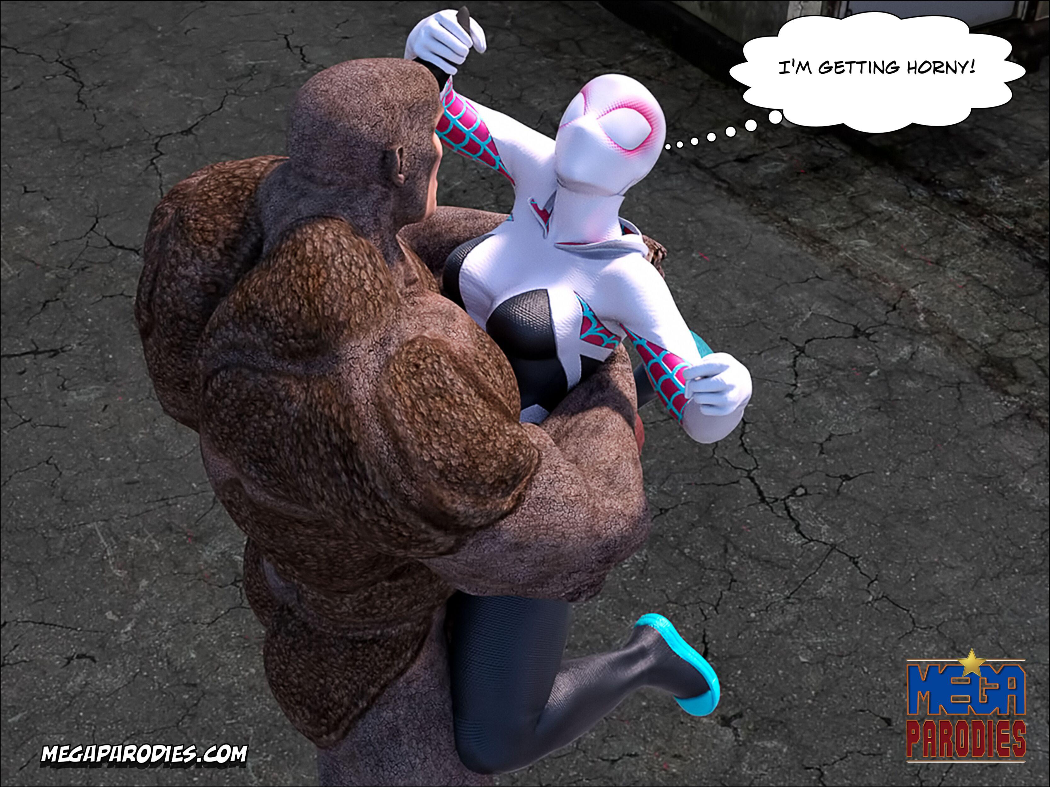 Spider-Gwen X Rhino (Spider-Man) [MegaParodies] 2 . Spider-Gwen X Rhino - Chapter 2 (Spider-Man) [MegaParodies] – page 15