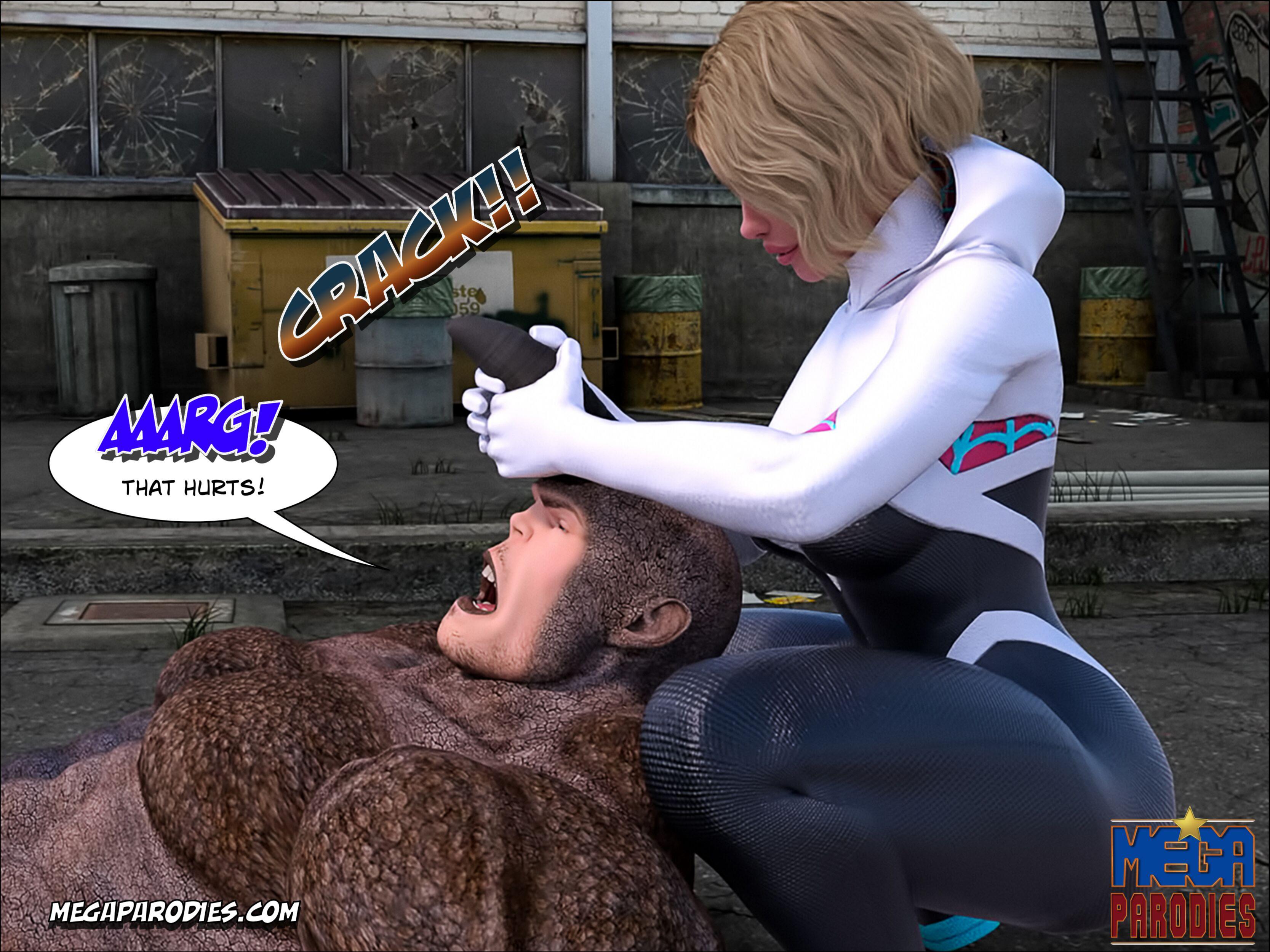 Spider-Gwen X Rhino (Spider-Man) [MegaParodies] 2 . Spider-Gwen X Rhino - Chapter 2 (Spider-Man) [MegaParodies] – page 32