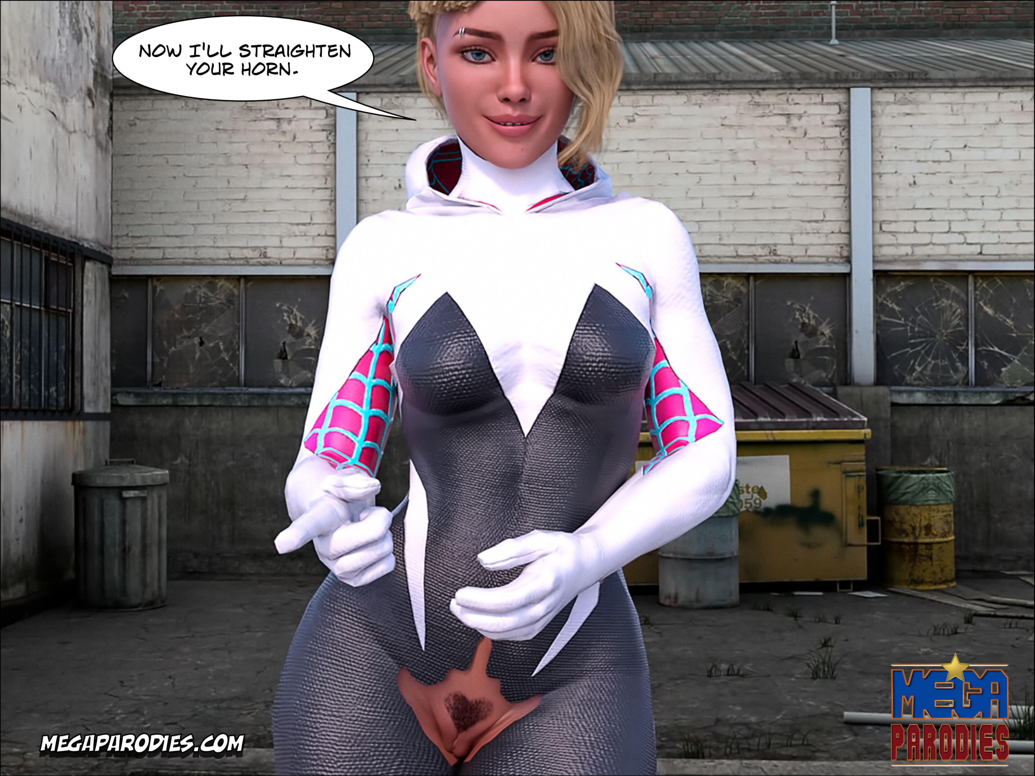 Spider-Gwen X Rhino (Spider-Man) [MegaParodies] 2 . Spider-Gwen X Rhino - Chapter 2 (Spider-Man) [MegaParodies] – page 45
