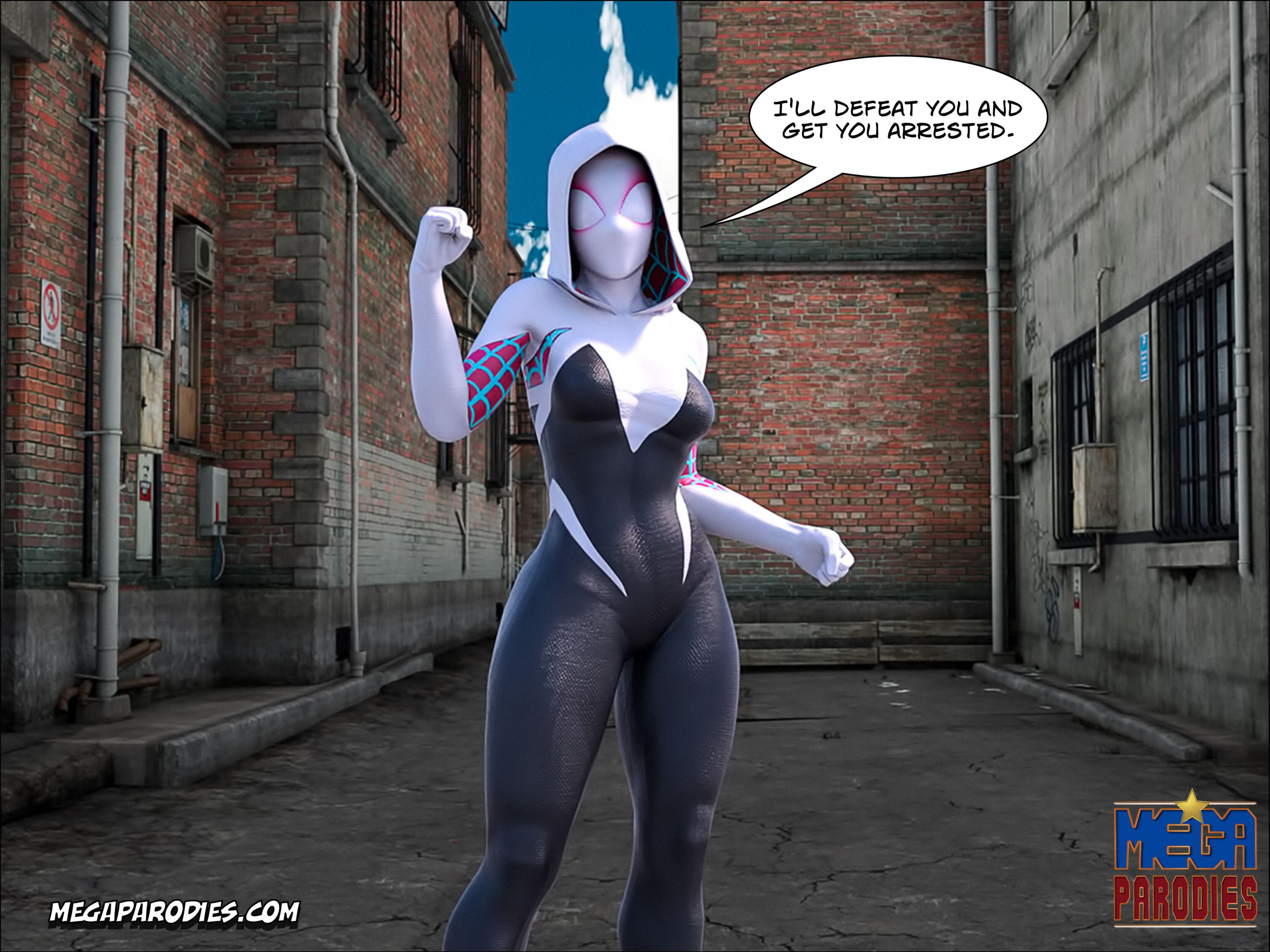 Spider-Gwen X Rhino (Spider-Man) [MegaParodies] 2 . Spider-Gwen X Rhino - Chapter 2 (Spider-Man) [MegaParodies] – page 7