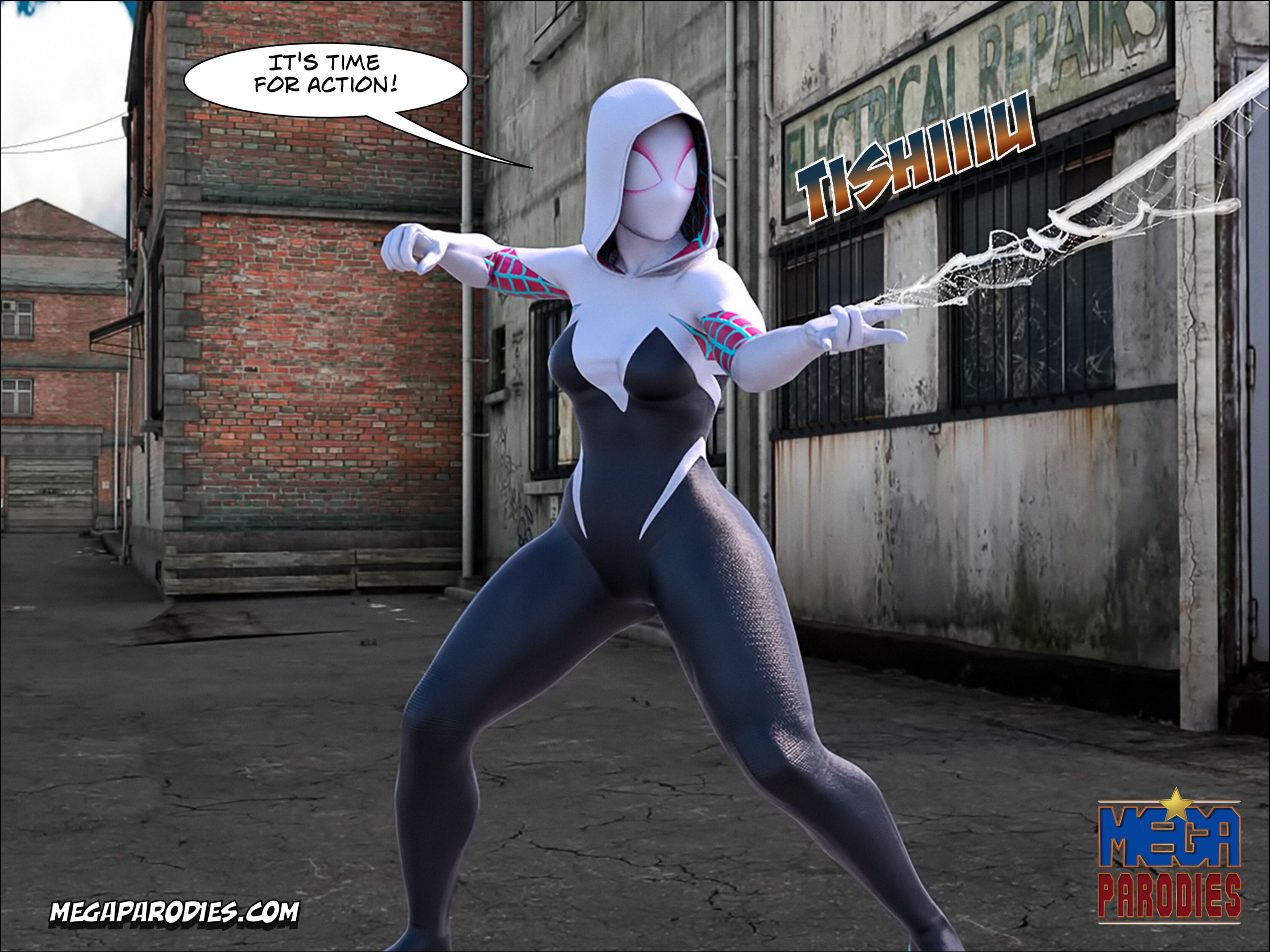 Spider-Gwen X Rhino (Spider-Man) [MegaParodies] 2 . Spider-Gwen X Rhino - Chapter 2 (Spider-Man) [MegaParodies] – page 8