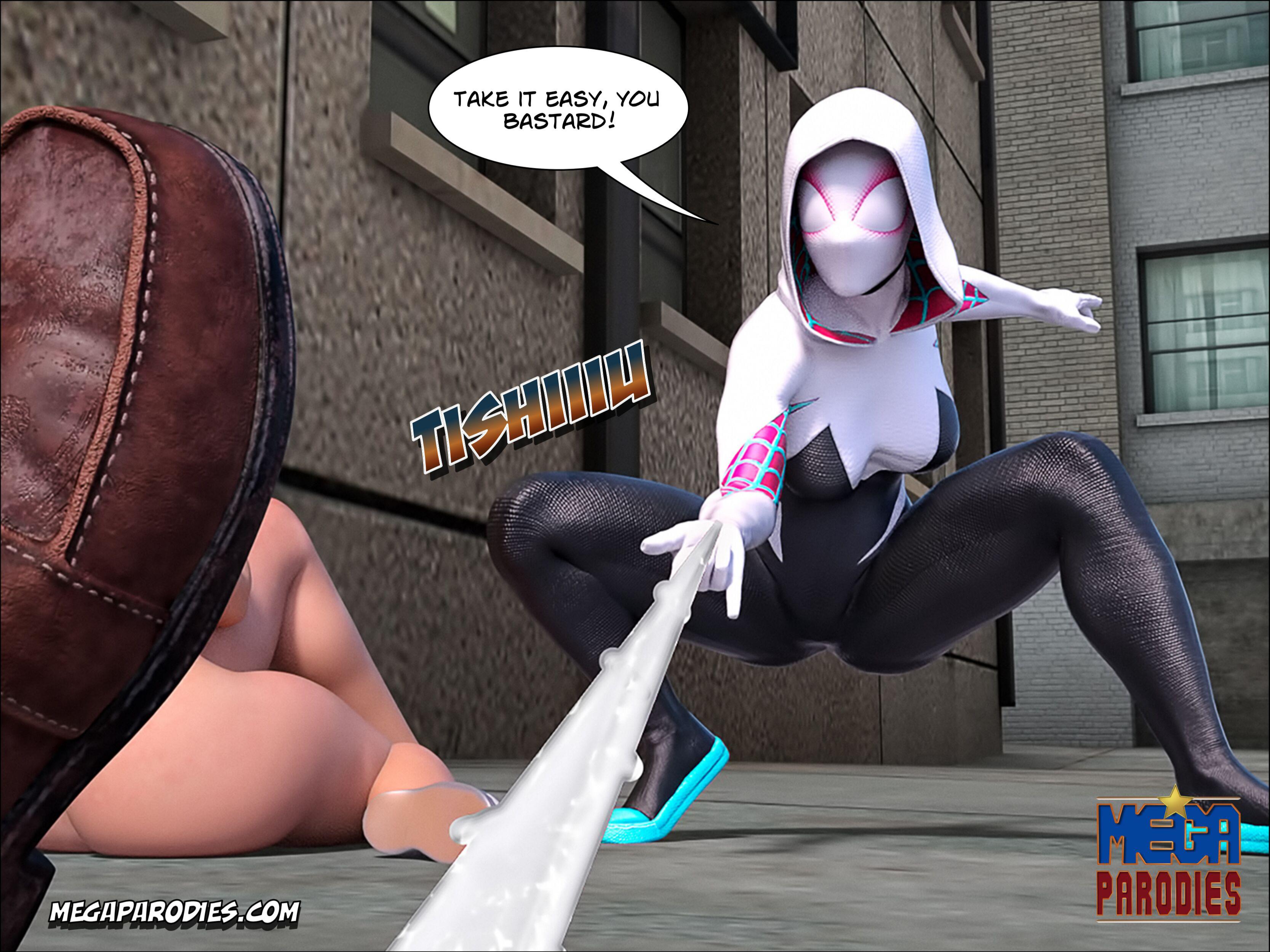 Spider-Gwen X Rhino (Spider-Man) [MegaParodies] 1 . Spider-Gwen X Rhino - Chapter 1 (Spider-Man) [MegaParodies] – page 15