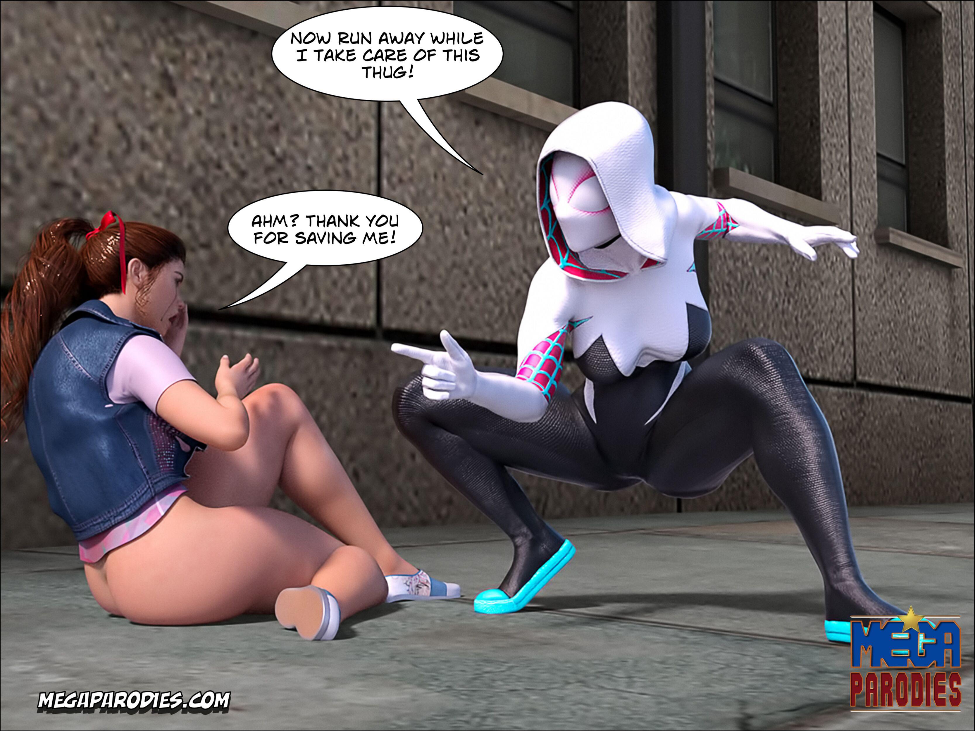 Spider-Gwen X Rhino (Spider-Man) [MegaParodies] 1 . Spider-Gwen X Rhino - Chapter 1 (Spider-Man) [MegaParodies] – page 17