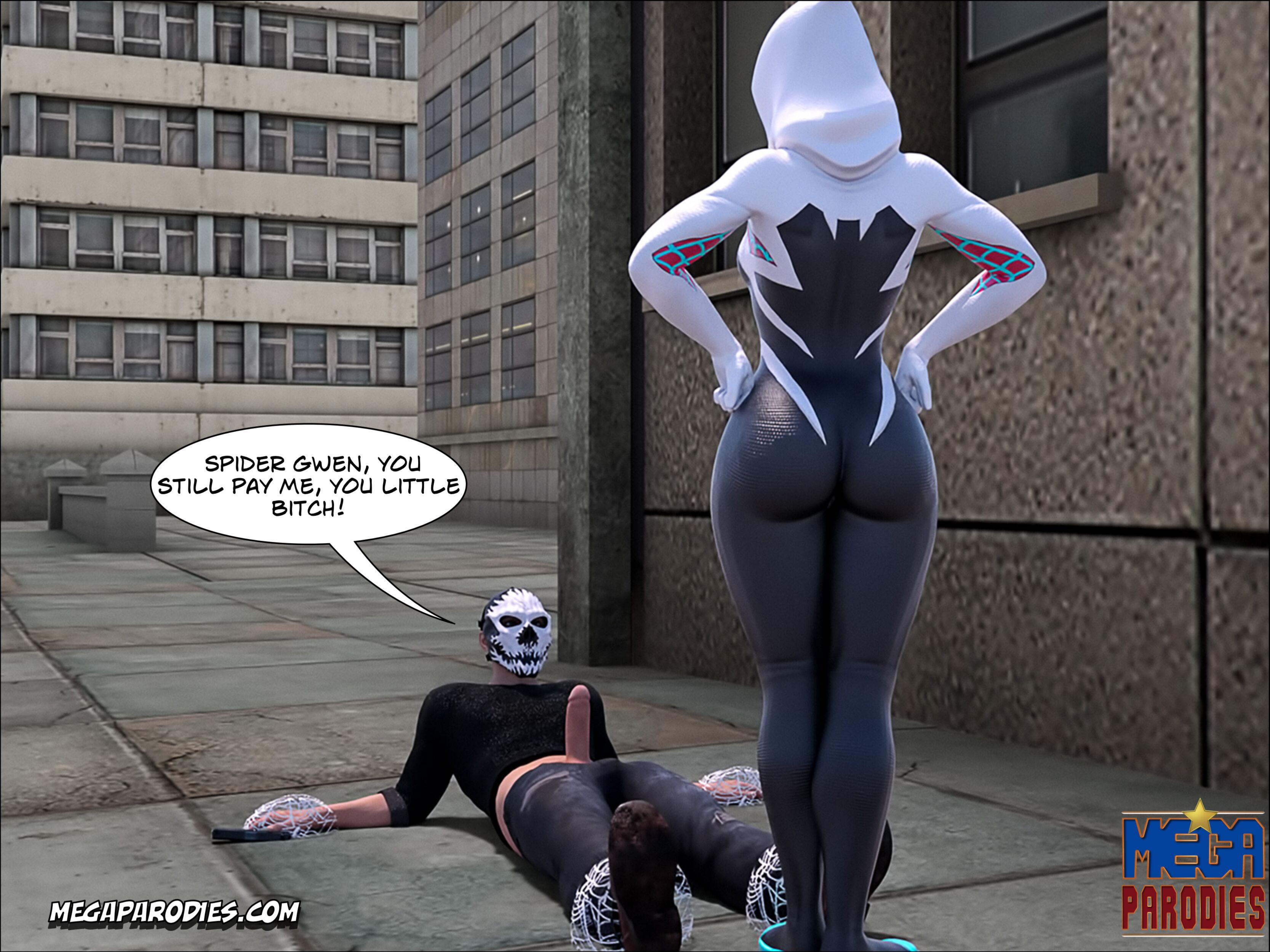 Spider-Gwen X Rhino (Spider-Man) [MegaParodies] 1 . Spider-Gwen X Rhino - Chapter 1 (Spider-Man) [MegaParodies] – page 19