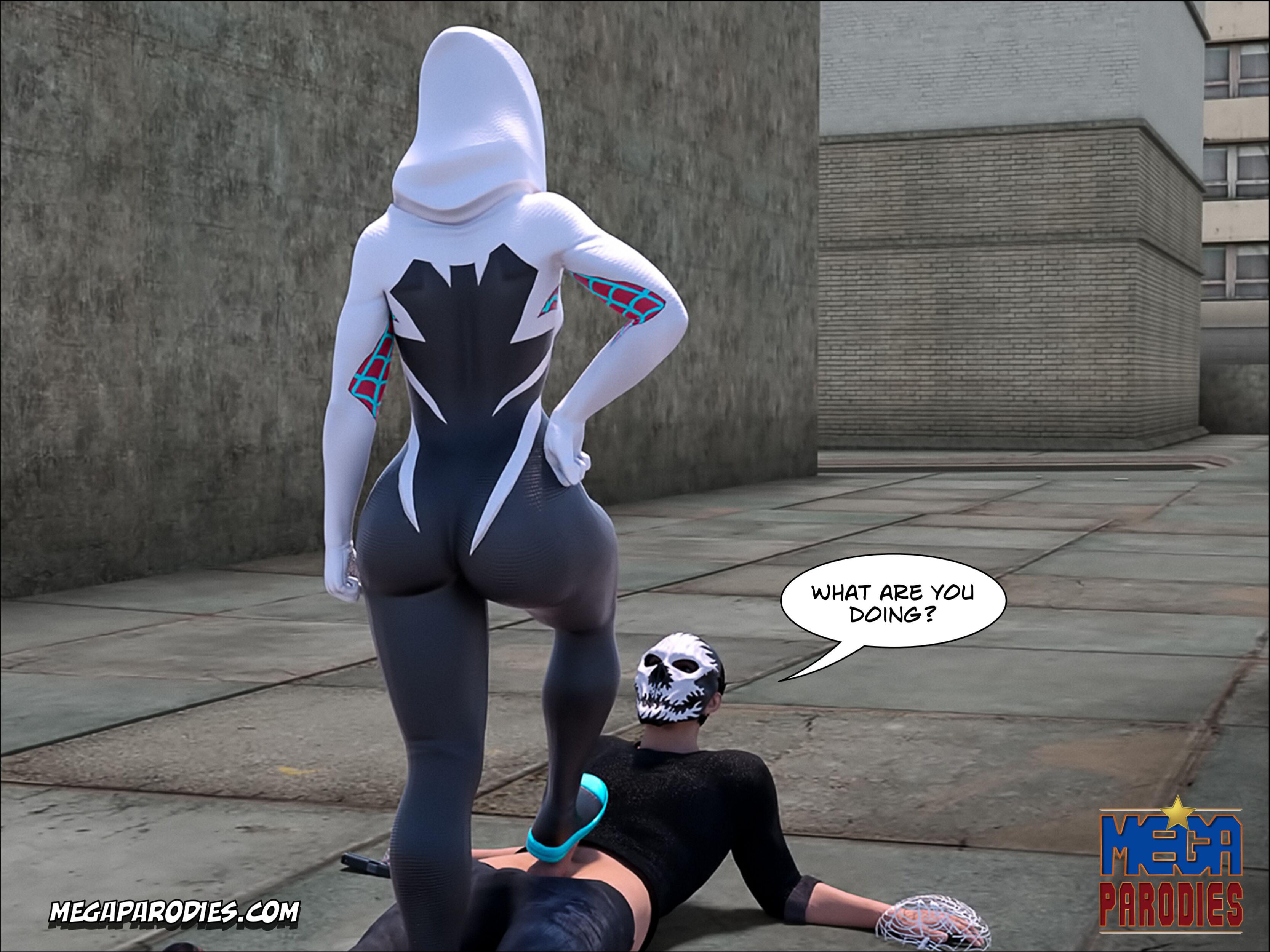 Spider-Gwen X Rhino (Spider-Man) [MegaParodies] 1 . Spider-Gwen X Rhino - Chapter 1 (Spider-Man) [MegaParodies] – page 23