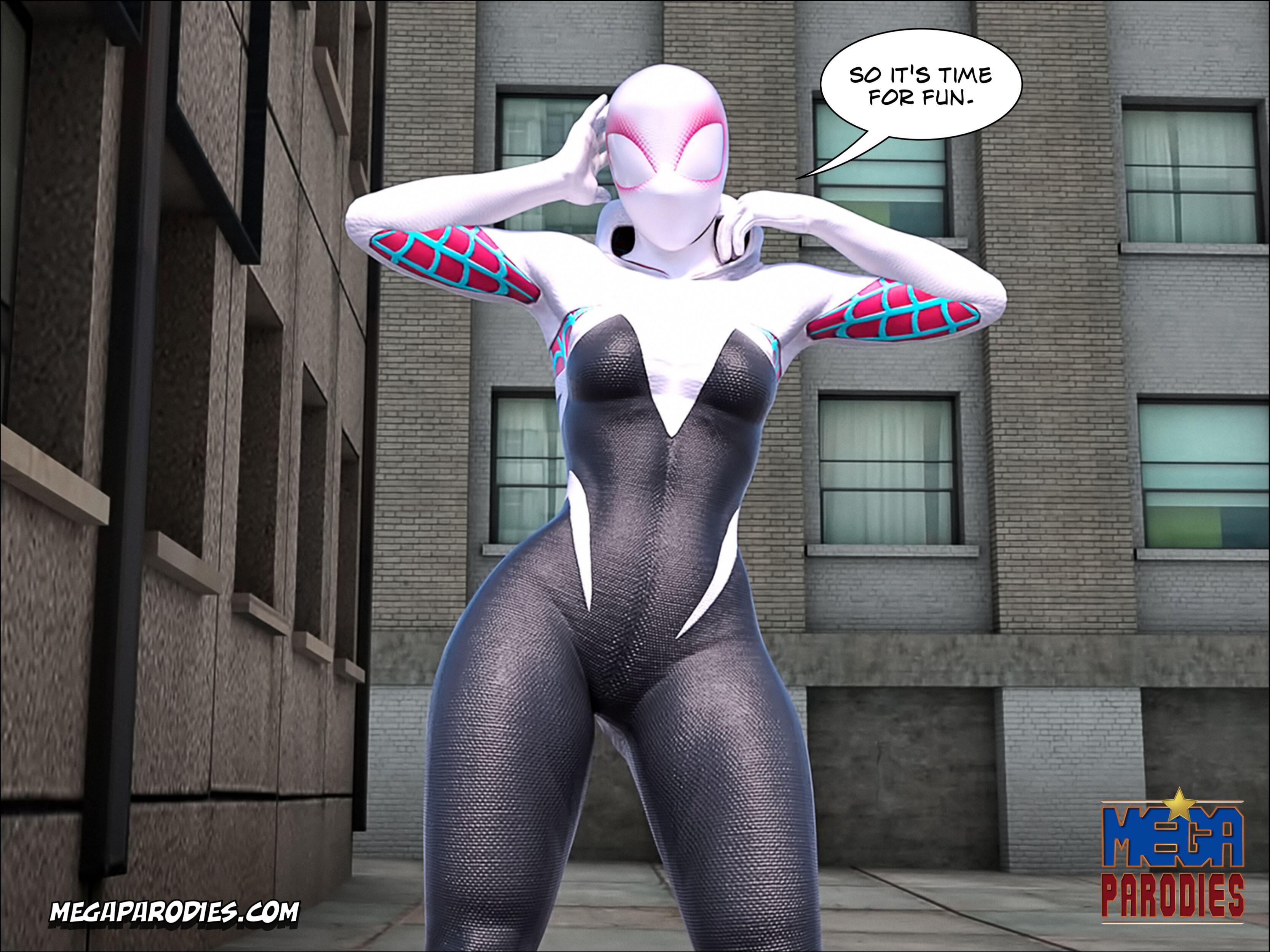 Spider-Gwen X Rhino (Spider-Man) [MegaParodies] 1 . Spider-Gwen X Rhino - Chapter 1 (Spider-Man) [MegaParodies] – page 29