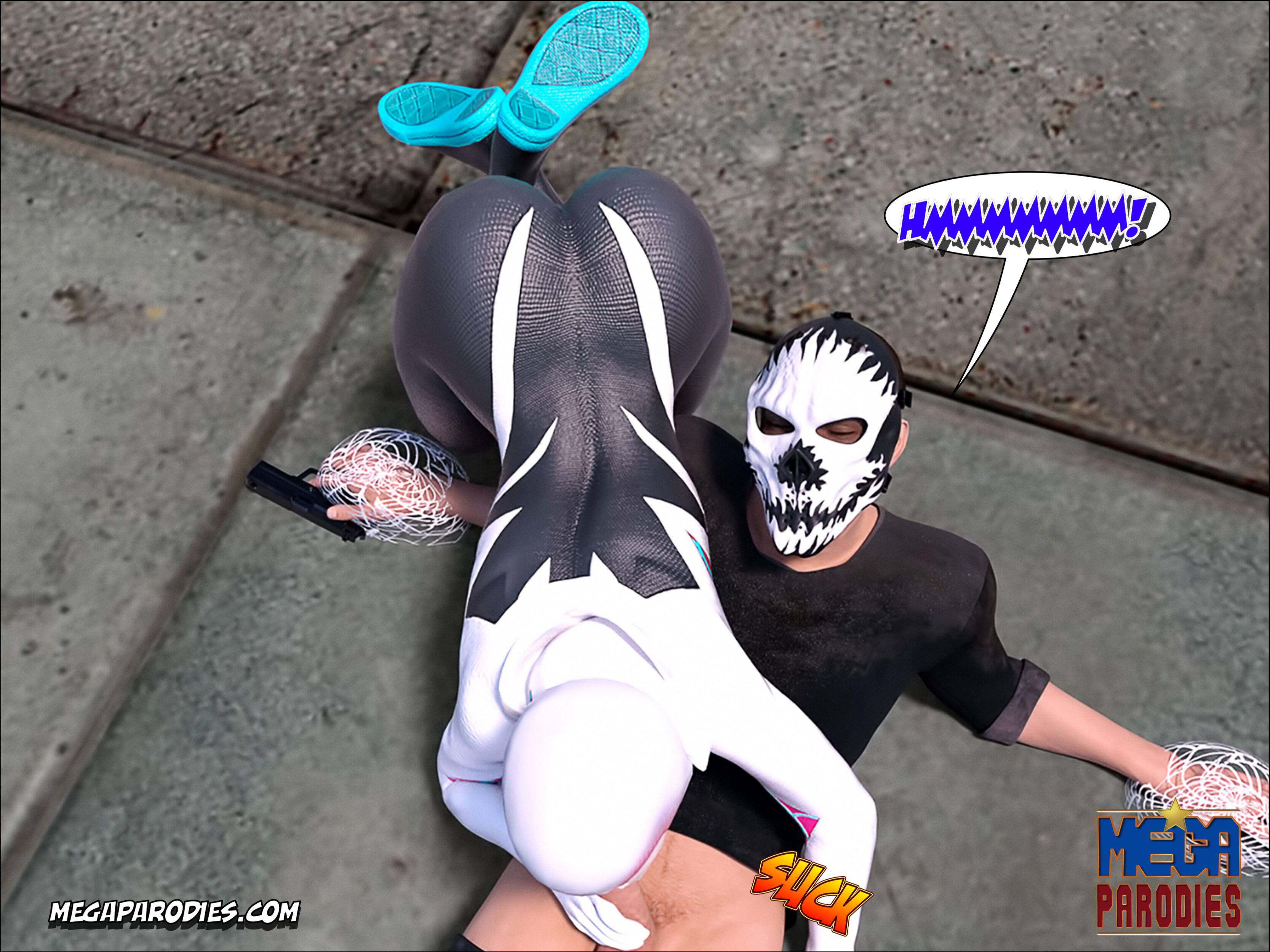 Spider-Gwen X Rhino (Spider-Man) [MegaParodies] 1 . Spider-Gwen X Rhino - Chapter 1 (Spider-Man) [MegaParodies] – page 35