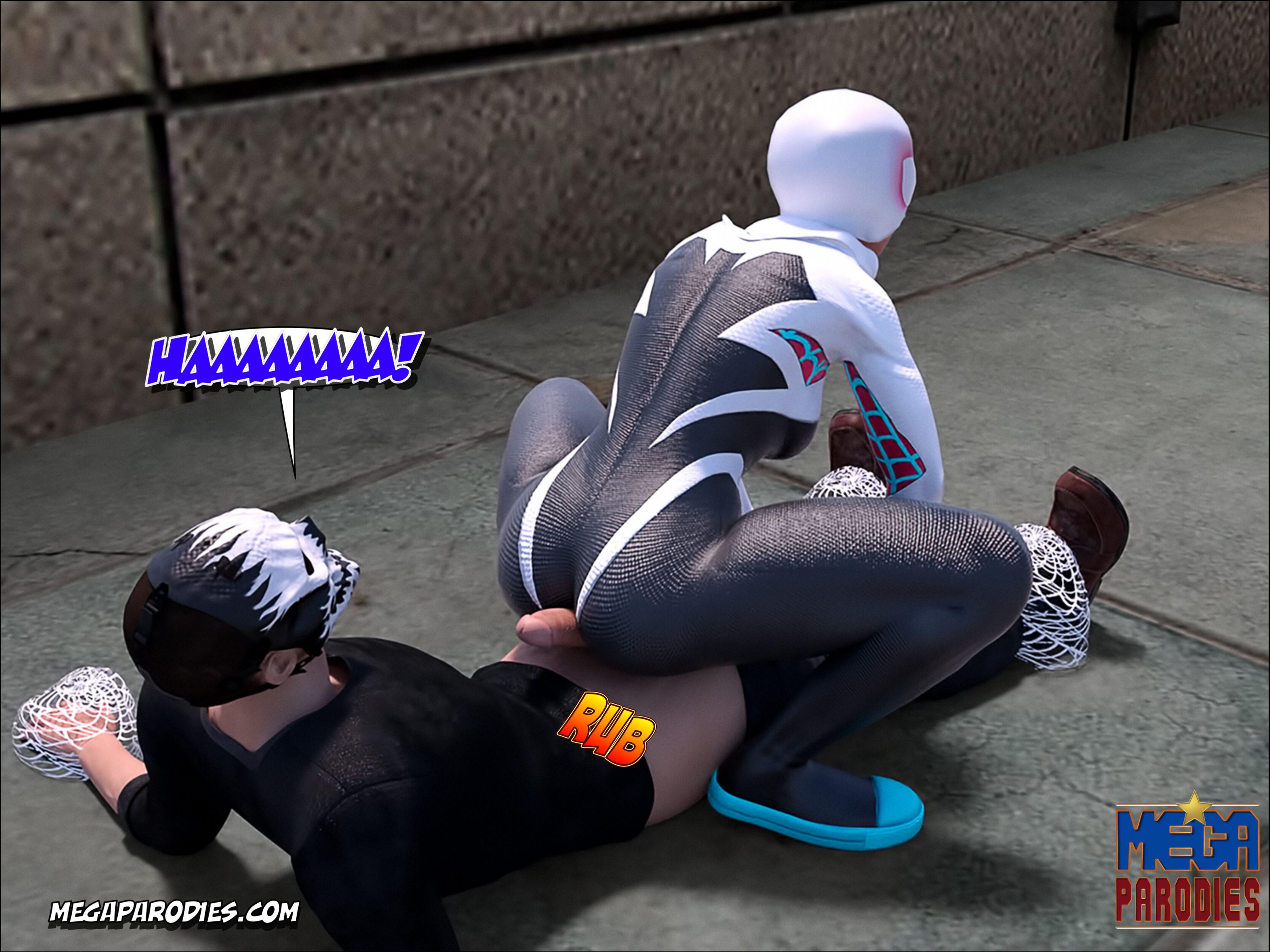 Spider-Gwen X Rhino (Spider-Man) [MegaParodies] 1 . Spider-Gwen X Rhino - Chapter 1 (Spider-Man) [MegaParodies] – page 38