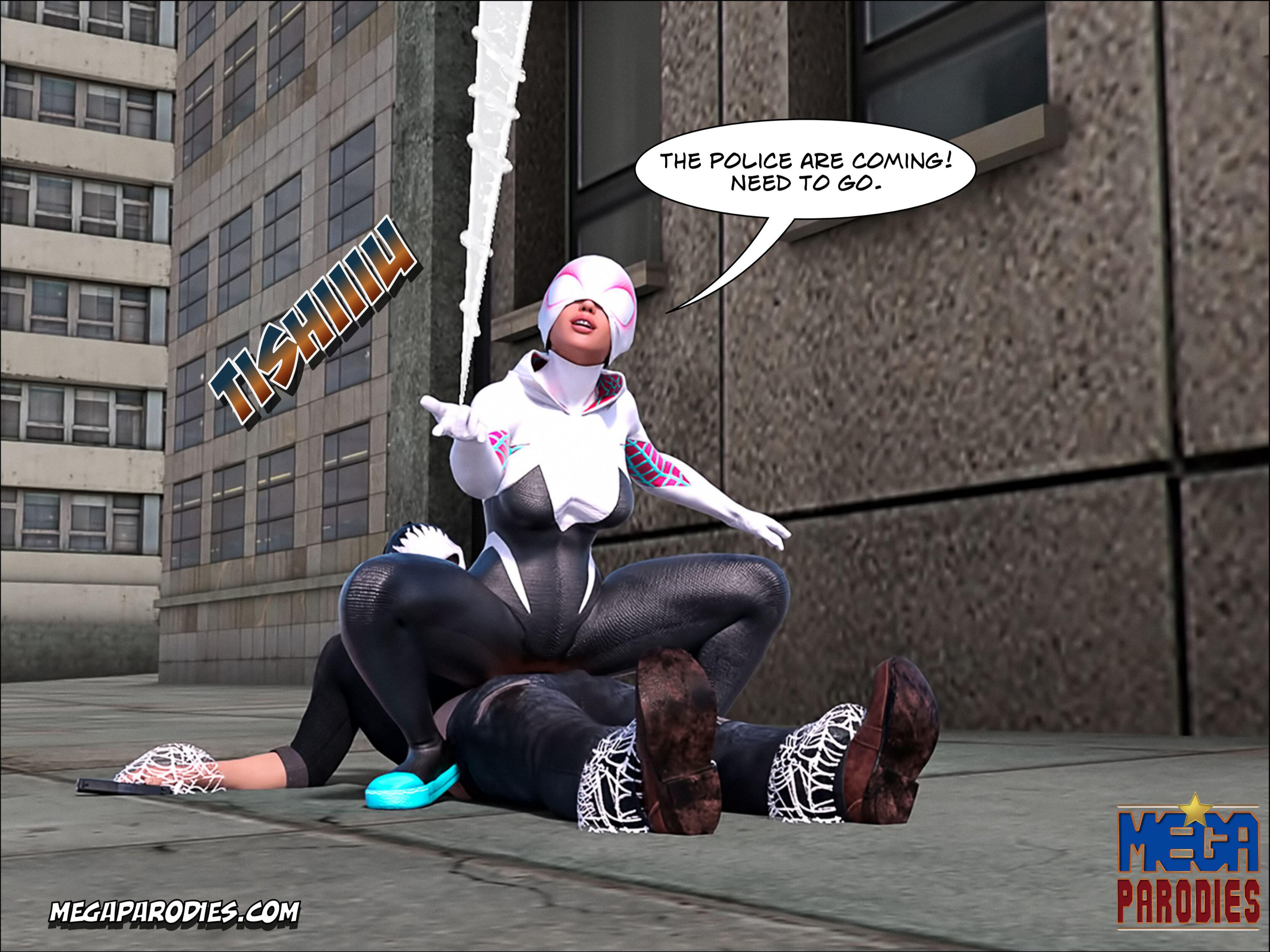 Spider-Gwen X Rhino (Spider-Man) [MegaParodies] 1 . Spider-Gwen X Rhino - Chapter 1 (Spider-Man) [MegaParodies] – page 42
