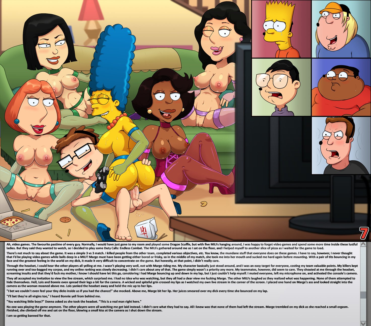 MILF Party (Various) [SlappyFrog] 1 . MILF Party - Chapter 1 (Various) [SlappyFrog] – page 7
