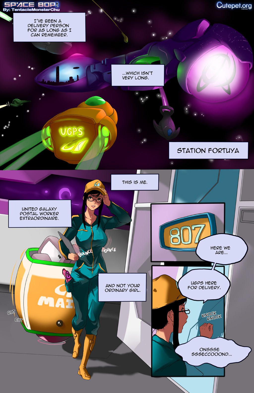 Time Stop! And Bop [CutePet] 0.1 . Space Bop - Chapter 0.1 [CutePet] – page 1