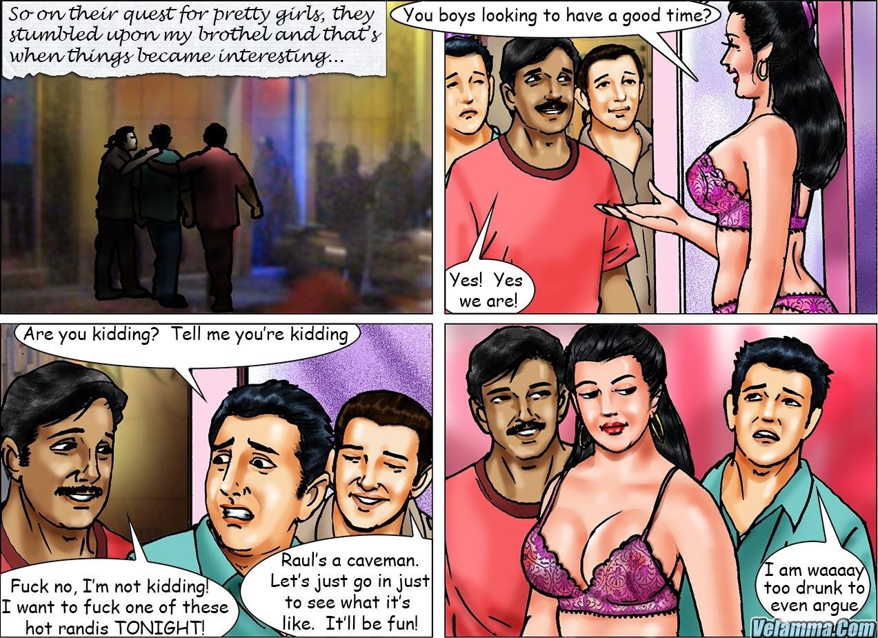 Konfession of Kammobai [Kirtu , Velamma] 3 . Konfession of Kammobai - Guys Night Out - Chapter 3 [Velamma] – page 5