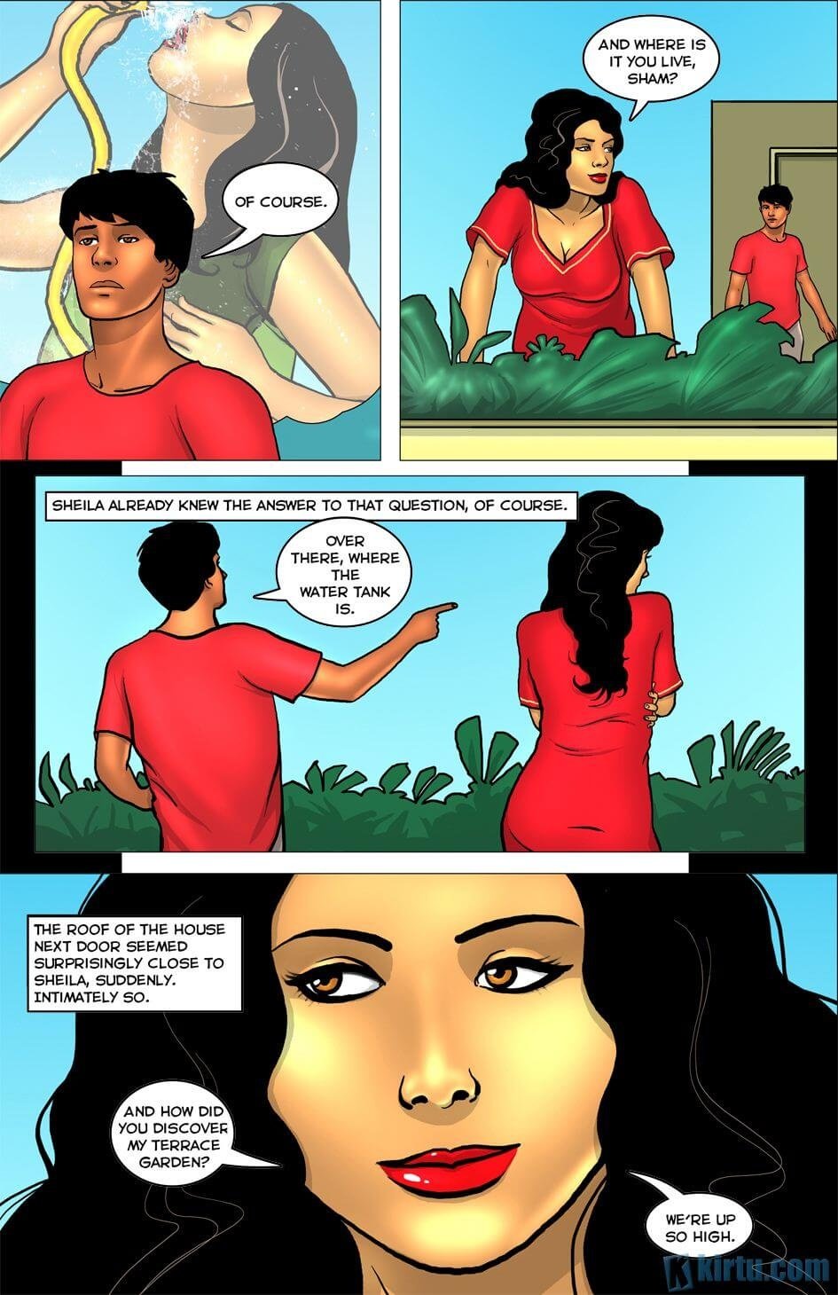 Rooftops [Kirtu] 2 . Rooftops - Showing his Seed in her Garden of Eden - Chapter 2 [Kirtu] – page 9