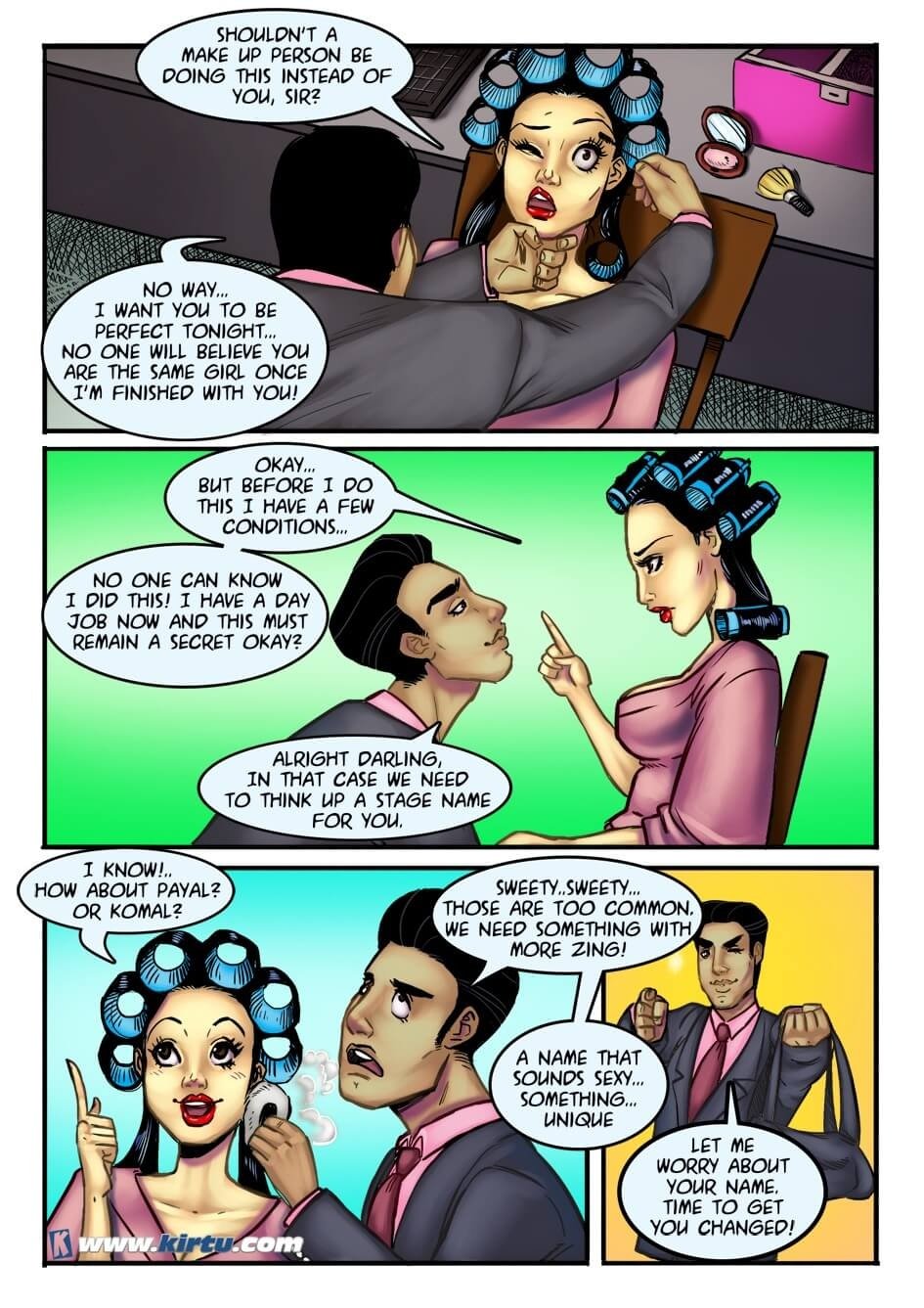 Sherlyn [Kirtu] 2 . Sherlyn - One wild night becomes a confusing morning! - Chapter 2 [Kirtu] – page 13