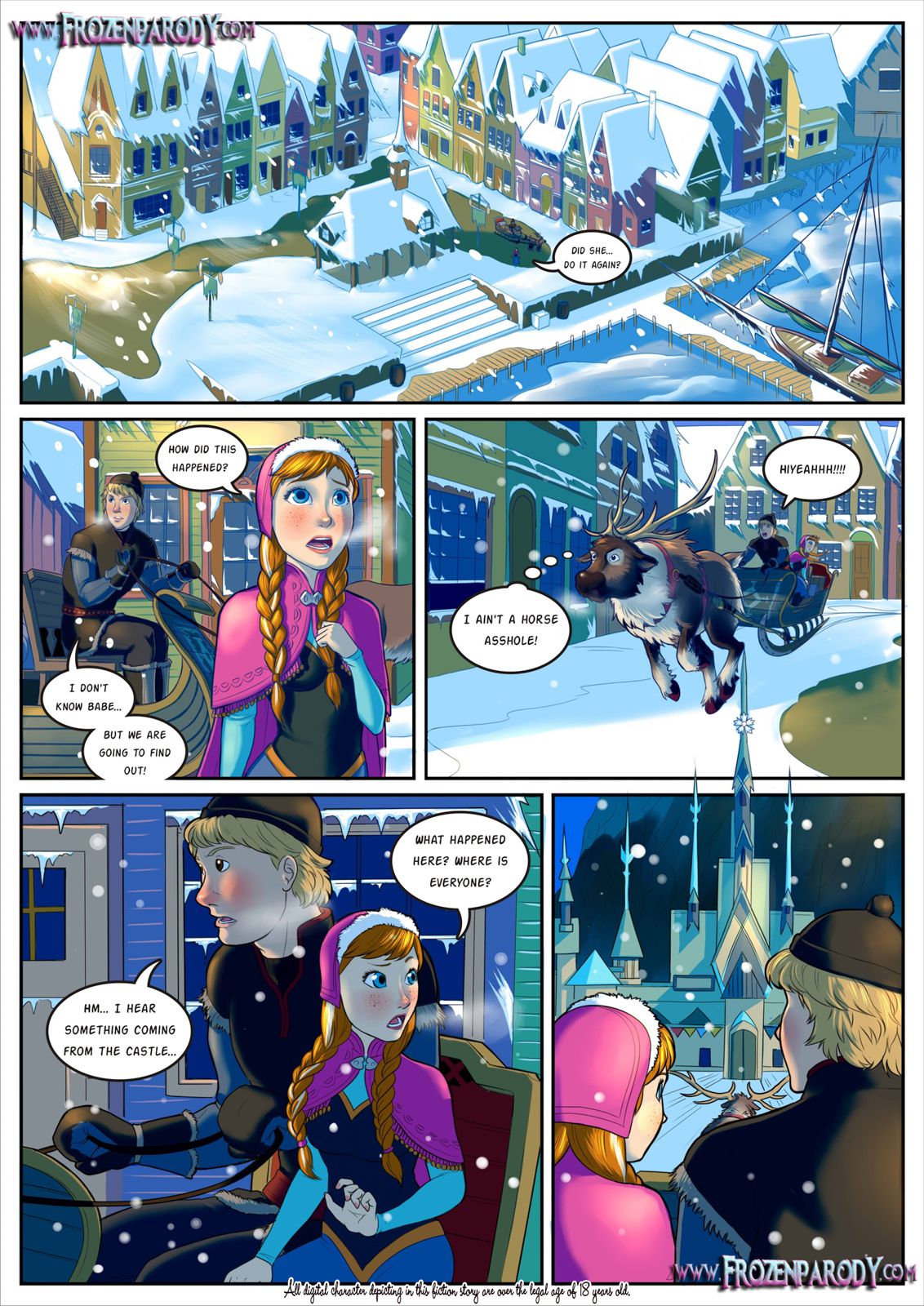 For The Kingdom (Frozen) [FrozenParody] 1 . For The Kingdom - Chapter 1 (Frozen) [FrozenParody] – page 2
