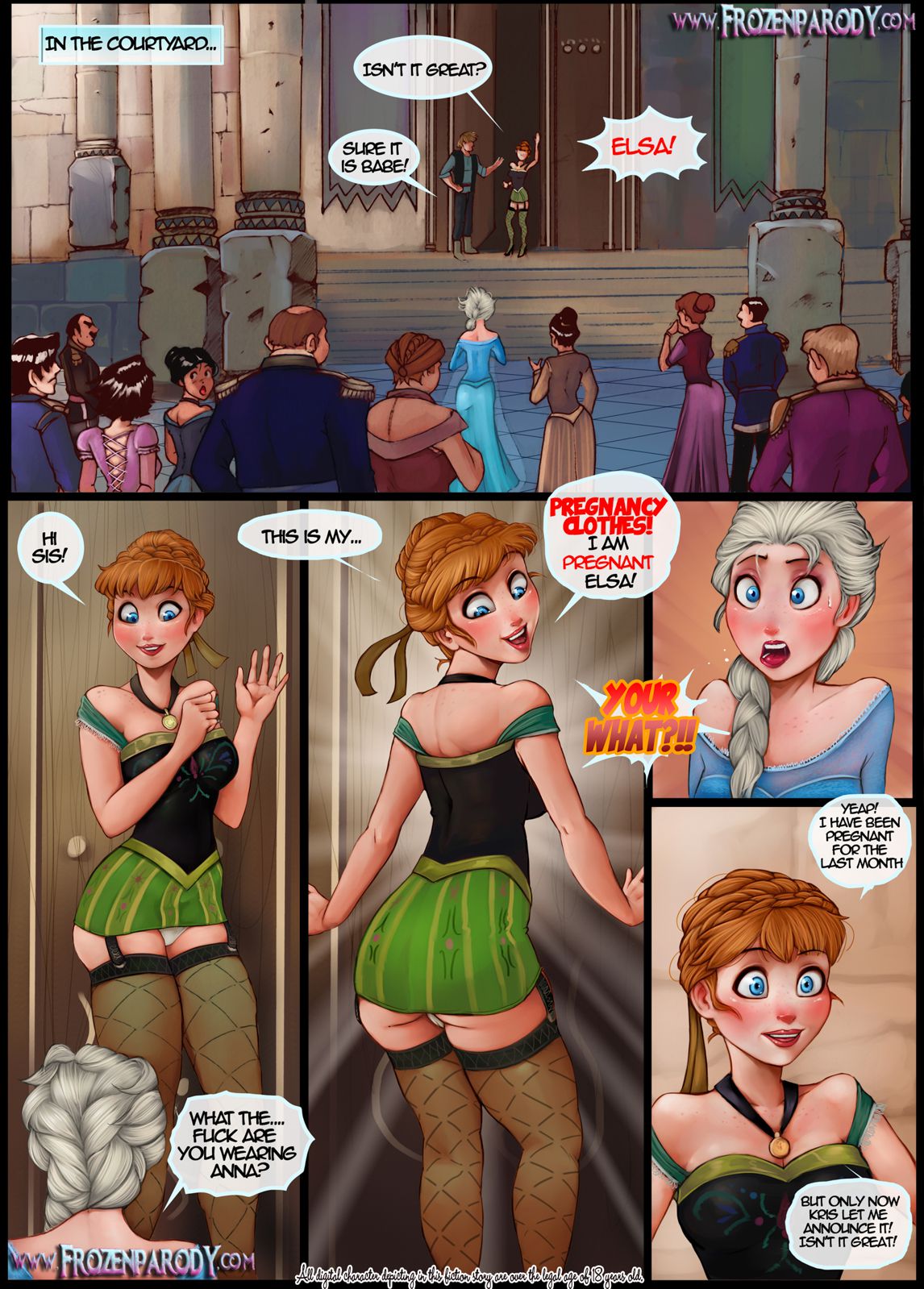 Unfrozen (Frozen) [FrozenParody] 2 . Unfrozen - Chapter 2 (Frozen) [FrozenParody] – page 7
