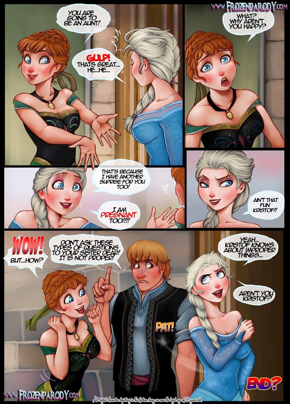 Unfrozen (Frozen) [FrozenParody] 2 . Unfrozen - Chapter 2 (Frozen) [FrozenParody] – page 8