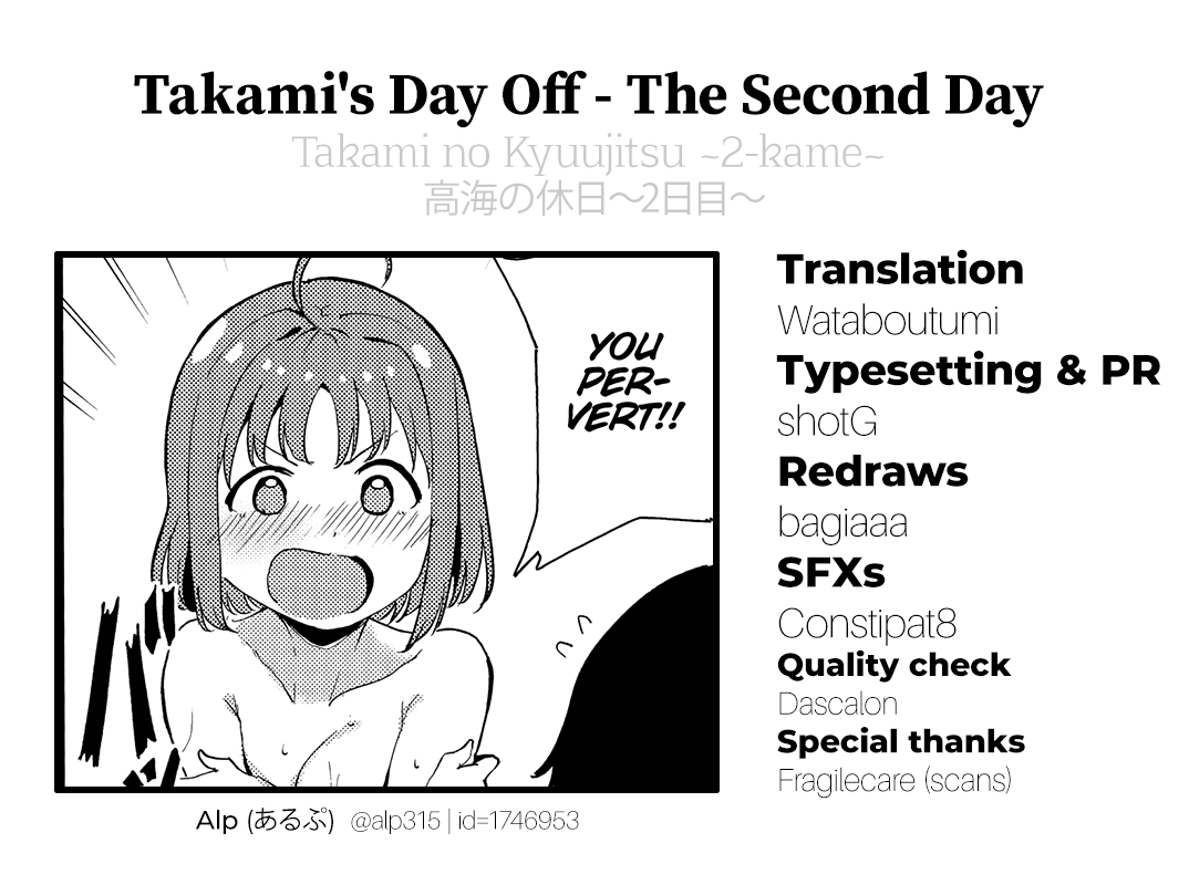 Takami’s Day Off (Love Live! Sunshine!!) [Alp] 2 . Takami's Day Off - Chapter 2 (Love Live! Sunshine!!) [Alp] – page 30
