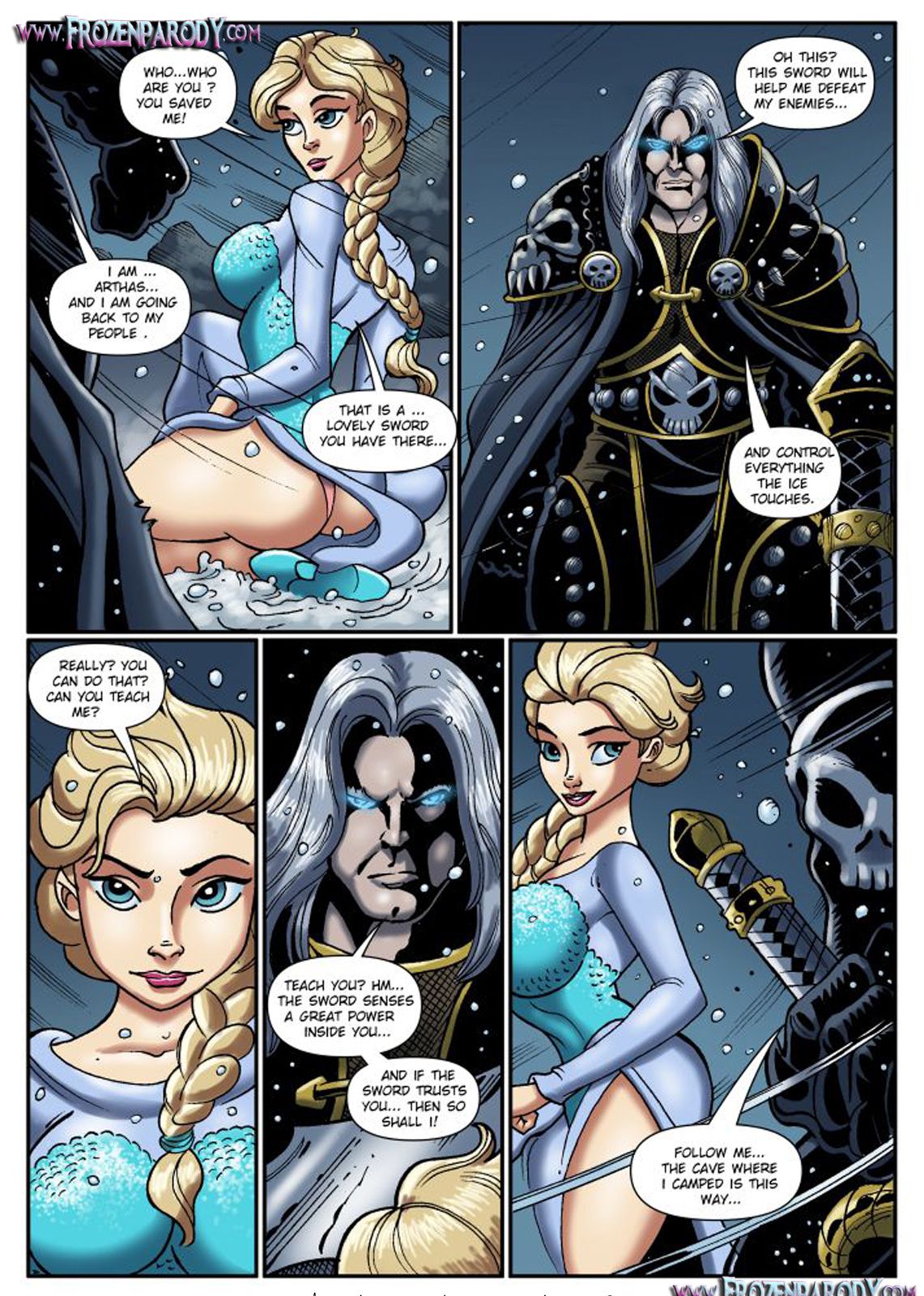 Saviour’s Hard Dick (Frozen) [FrozenParody] 1 . Saviour's Hard Dick - Chapter 1 (Frozen) [FrozenParody] – page 3