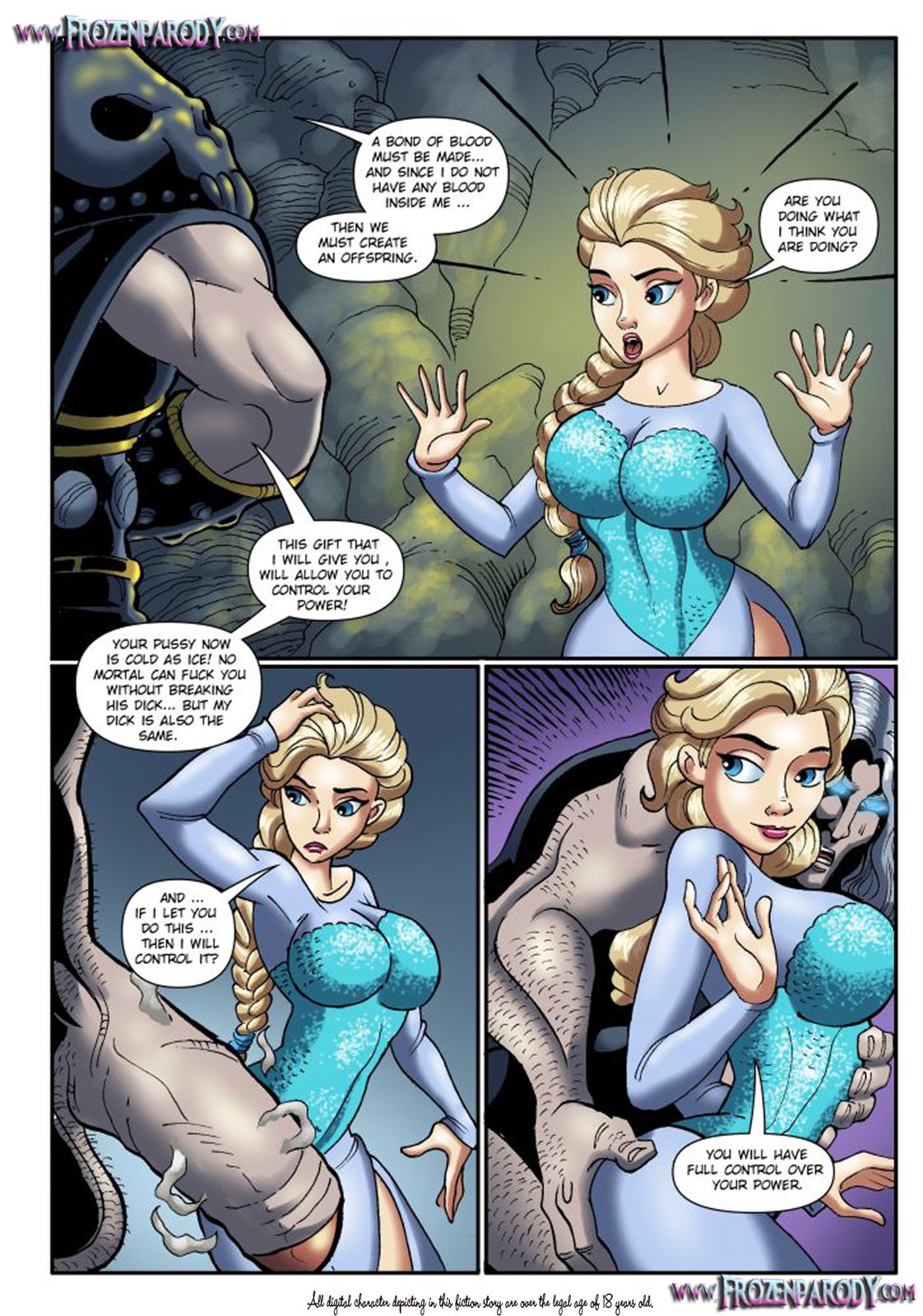 Saviour’s Hard Dick (Frozen) [FrozenParody] 1 . Saviour's Hard Dick - Chapter 1 (Frozen) [FrozenParody] – page 5