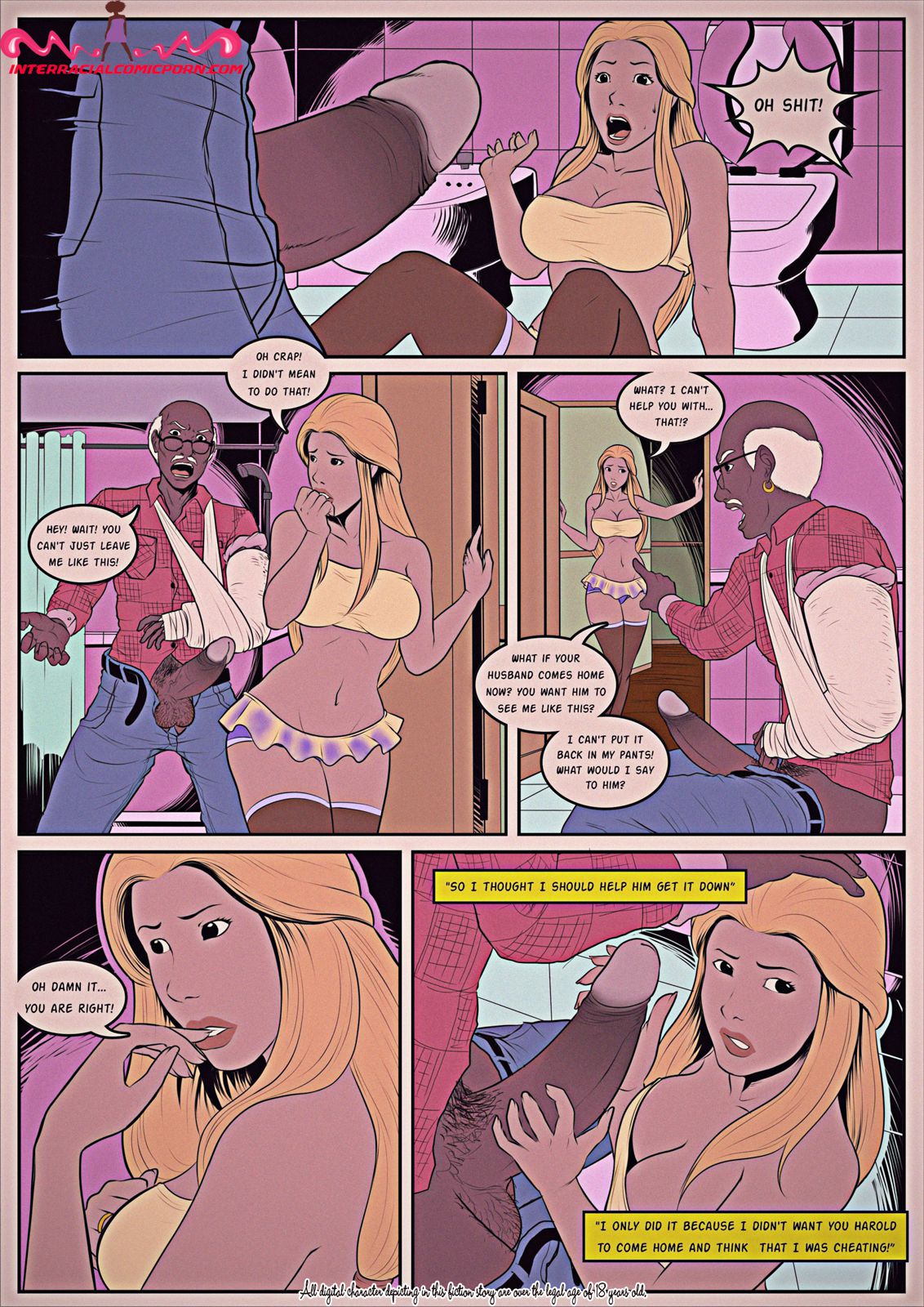 The Plumber [InterracialComicPorn] 2 . The Plumber - Chapter 2 [InterracialComicPorn] – page 9