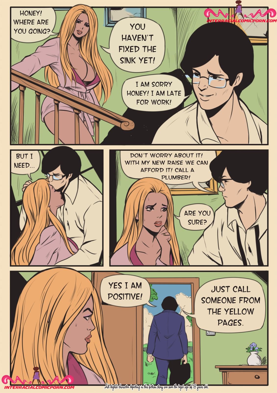 The Plumber [InterracialComicPorn] 1 . The Plumber  - Chapter 1 [InterracialComicPorn] – page 2