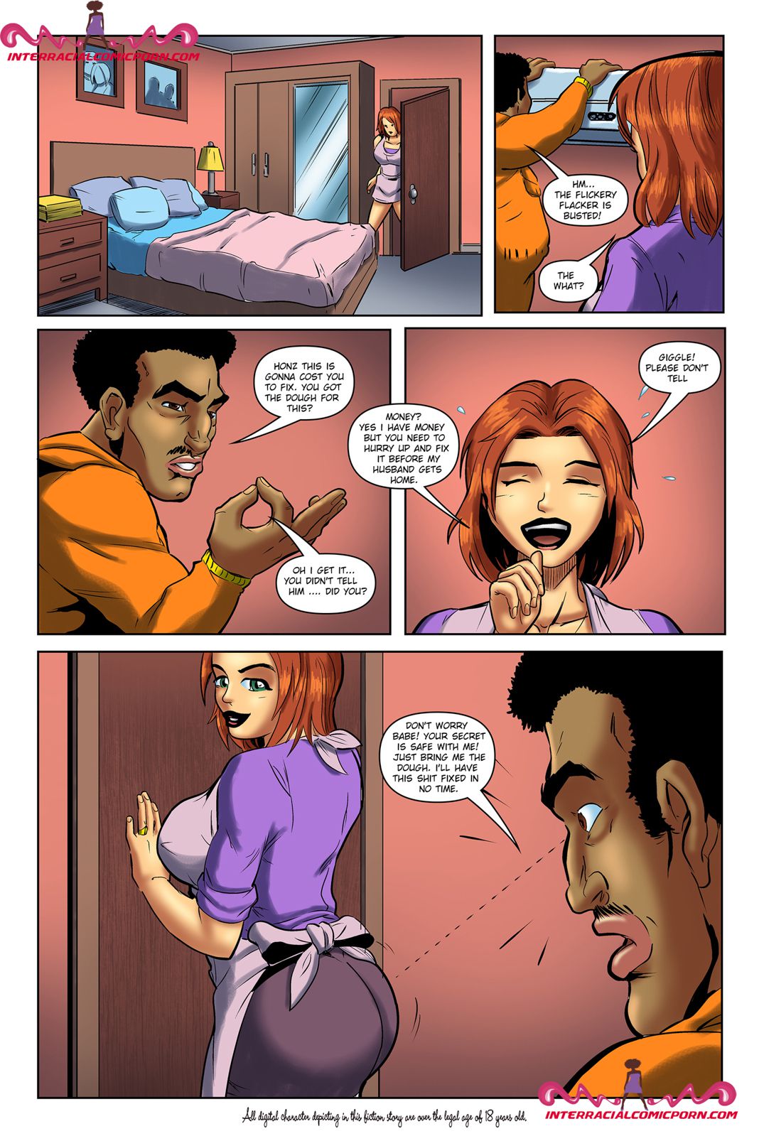 The AC Man [InterracialComicPorn] 1 . The AC Man - Chapter 1 [InterracialComicPorn] – page 3