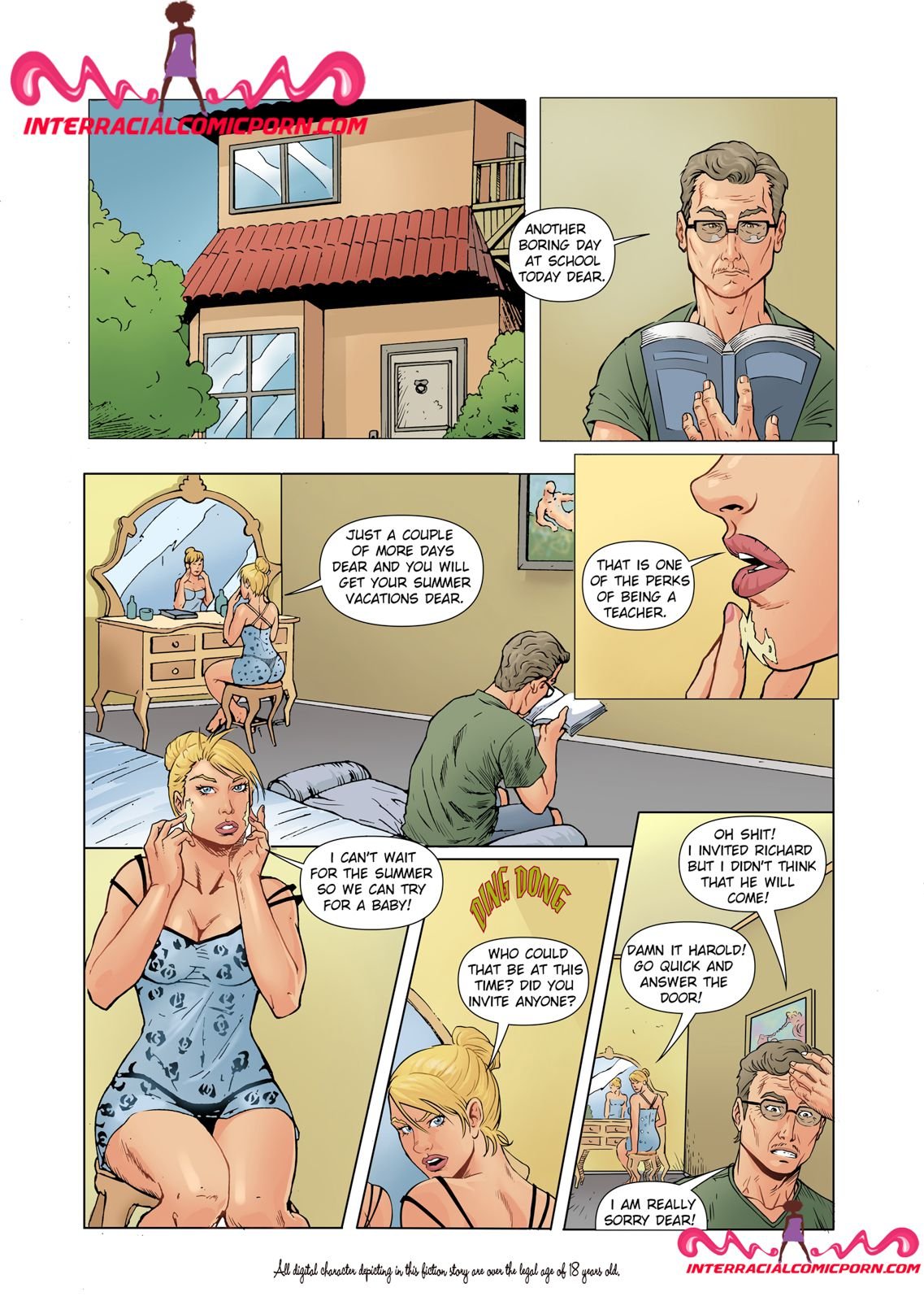 The Friend [InterracialComicPorn] 1 . The Friend - Chapter 1 [InterracialComicPorn] – page 1
