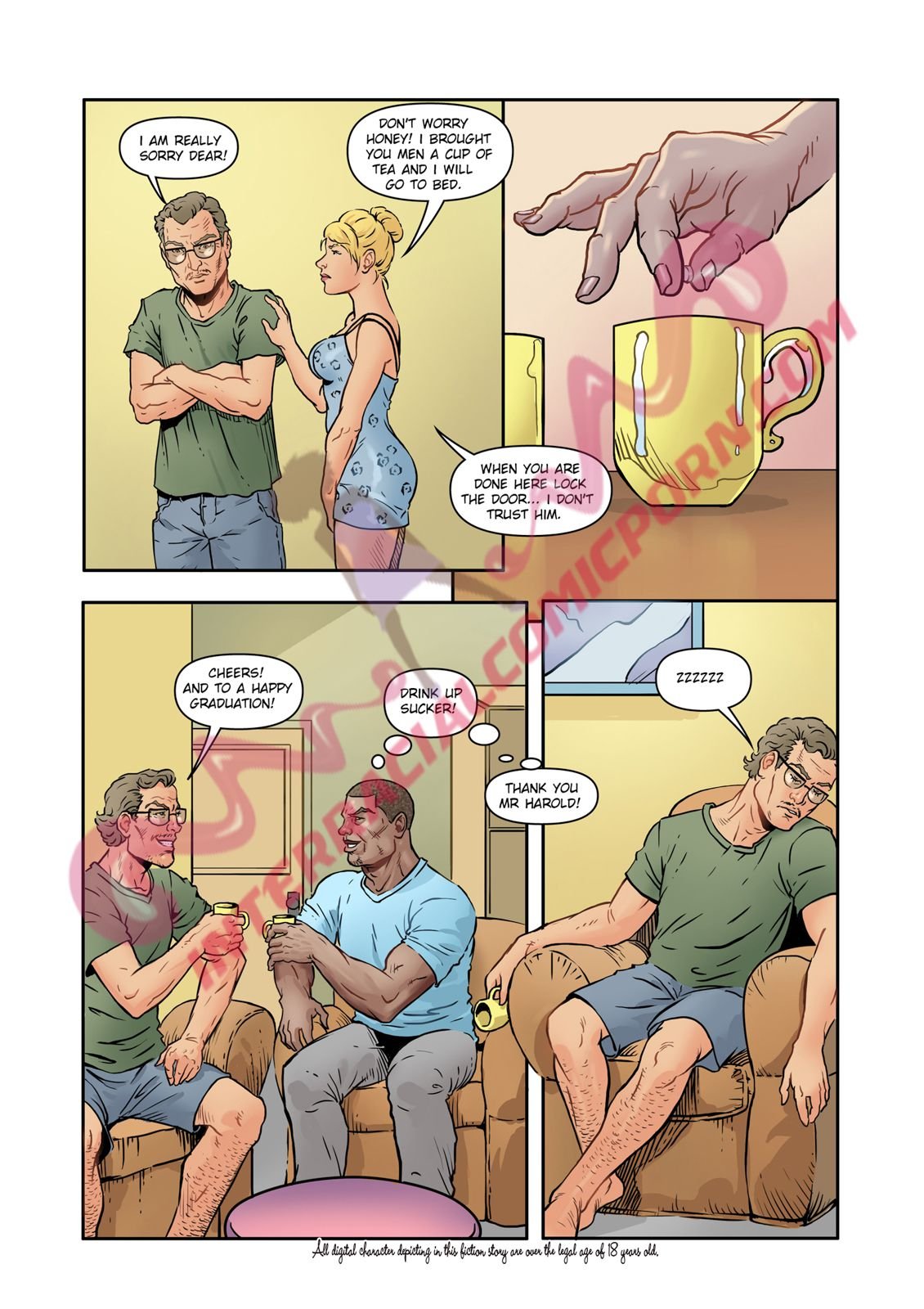 The Friend [InterracialComicPorn] 1 . The Friend - Chapter 1 [InterracialComicPorn] – page 3