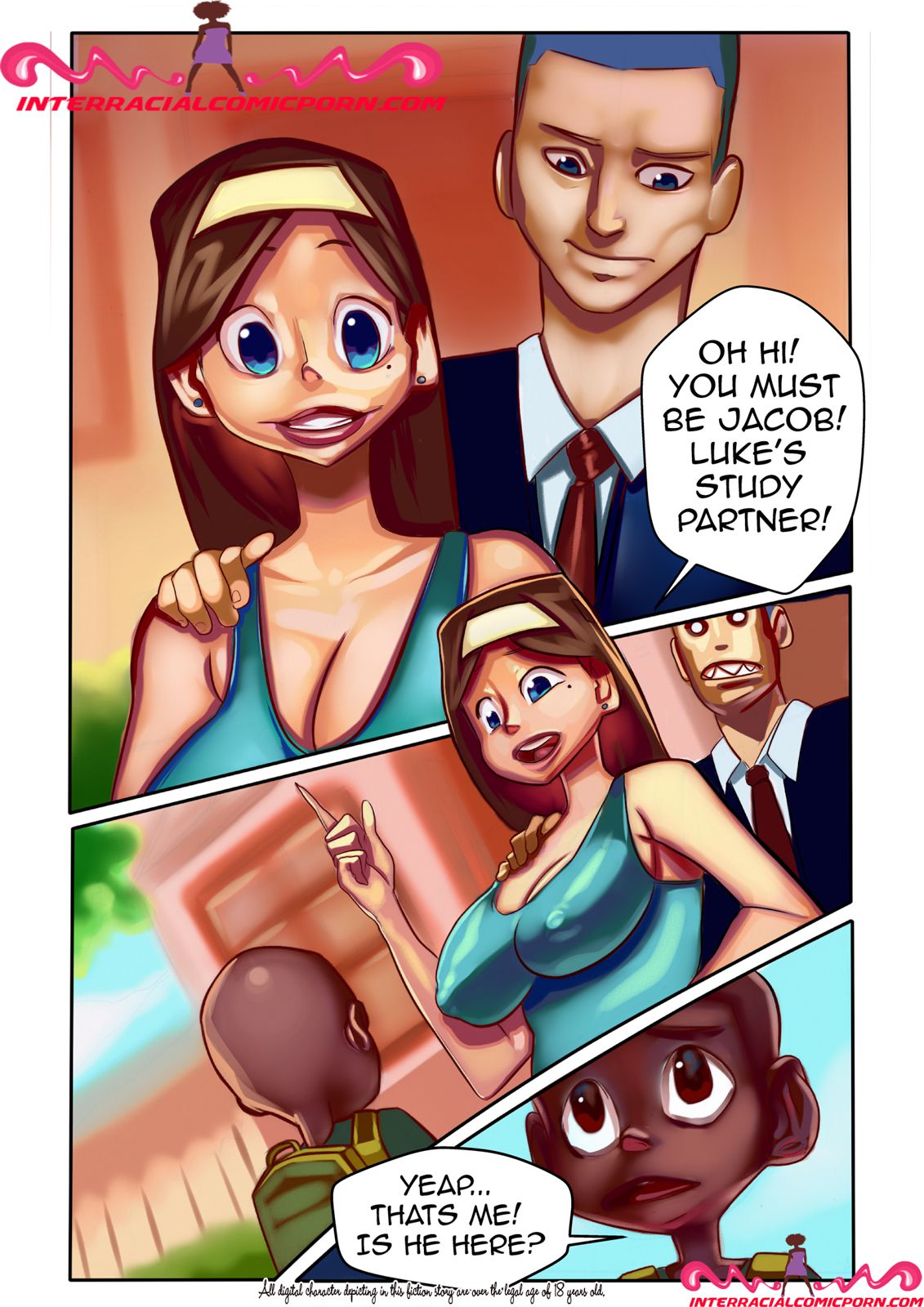 Friend’s Mom [InterracialComicPorn] 1 . Friend's Mom - Chapter 1 [InterracialComicPorn] – page 1