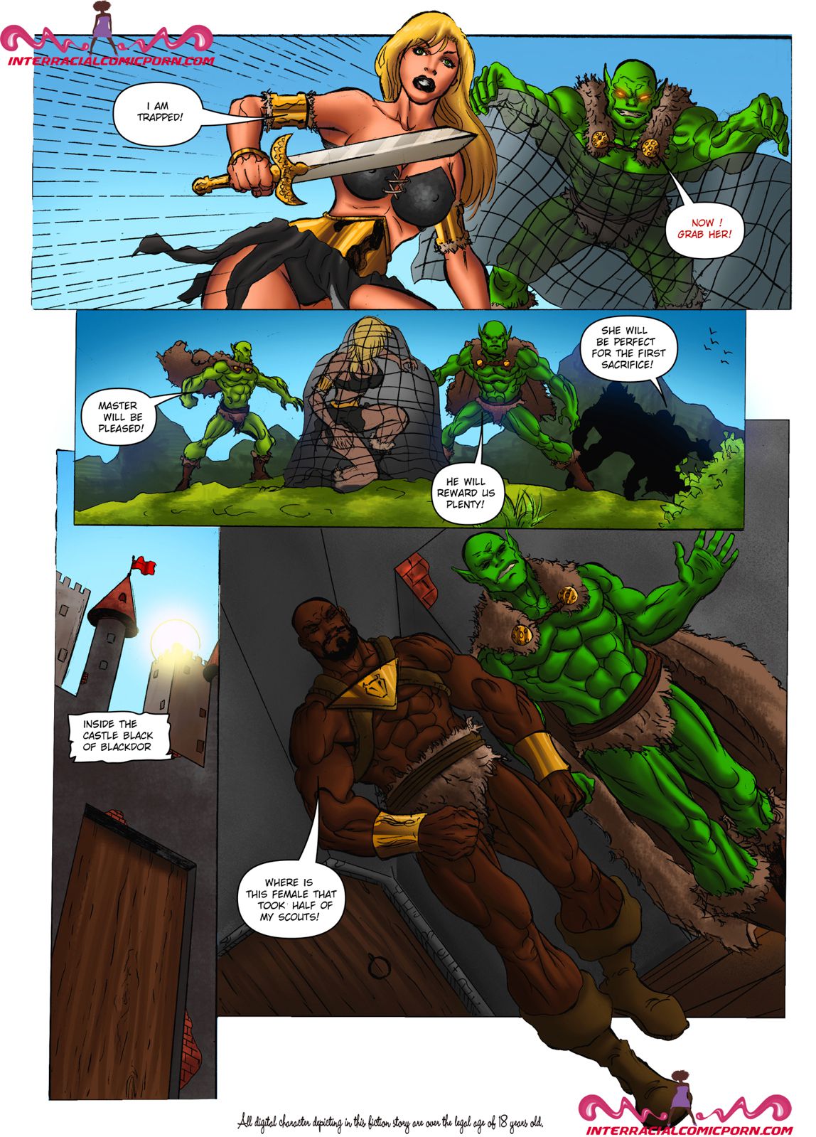 The Warrior [InterracialComicPorn] 1 . The Warrior - Chapter 1 [InterracialComicPorn] – page 3