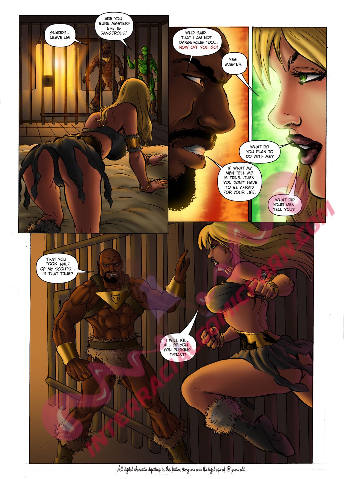 The Warrior [InterracialComicPorn] 1 . The Warrior - Chapter 1 [InterracialComicPorn] – page 4