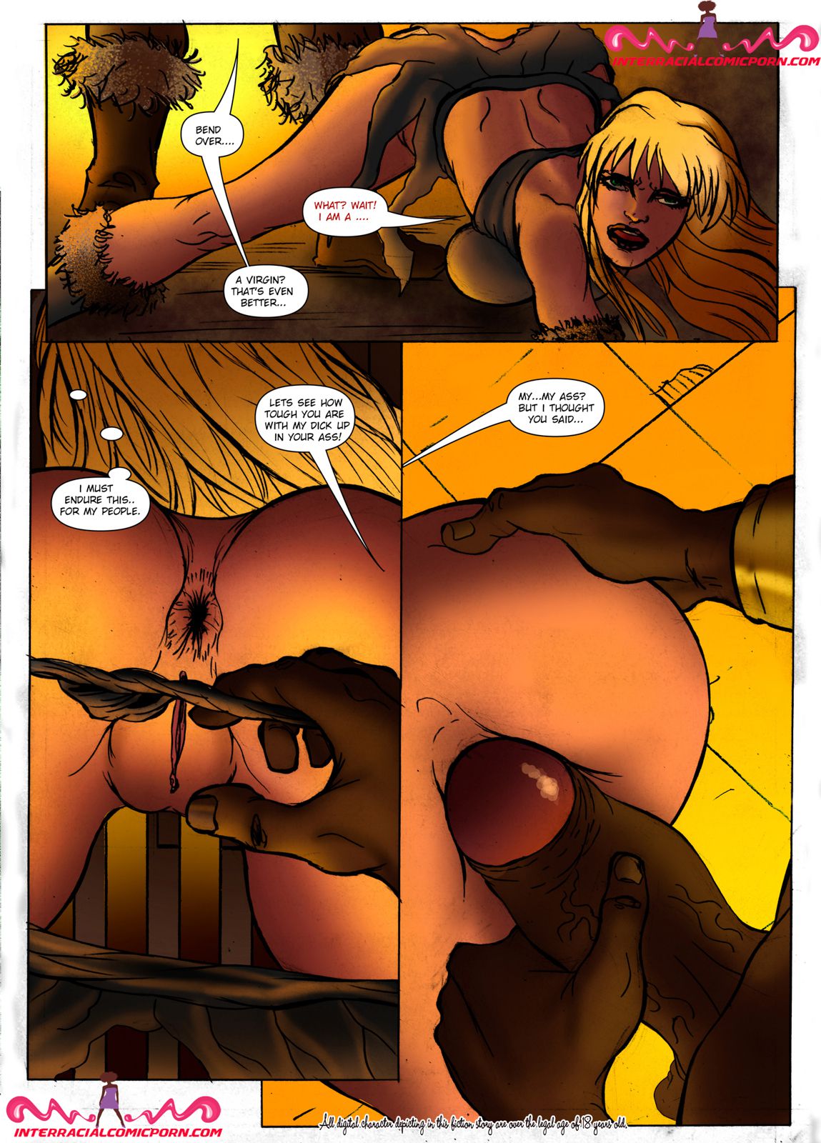 The Warrior [InterracialComicPorn] 1 . The Warrior - Chapter 1 [InterracialComicPorn] – page 6