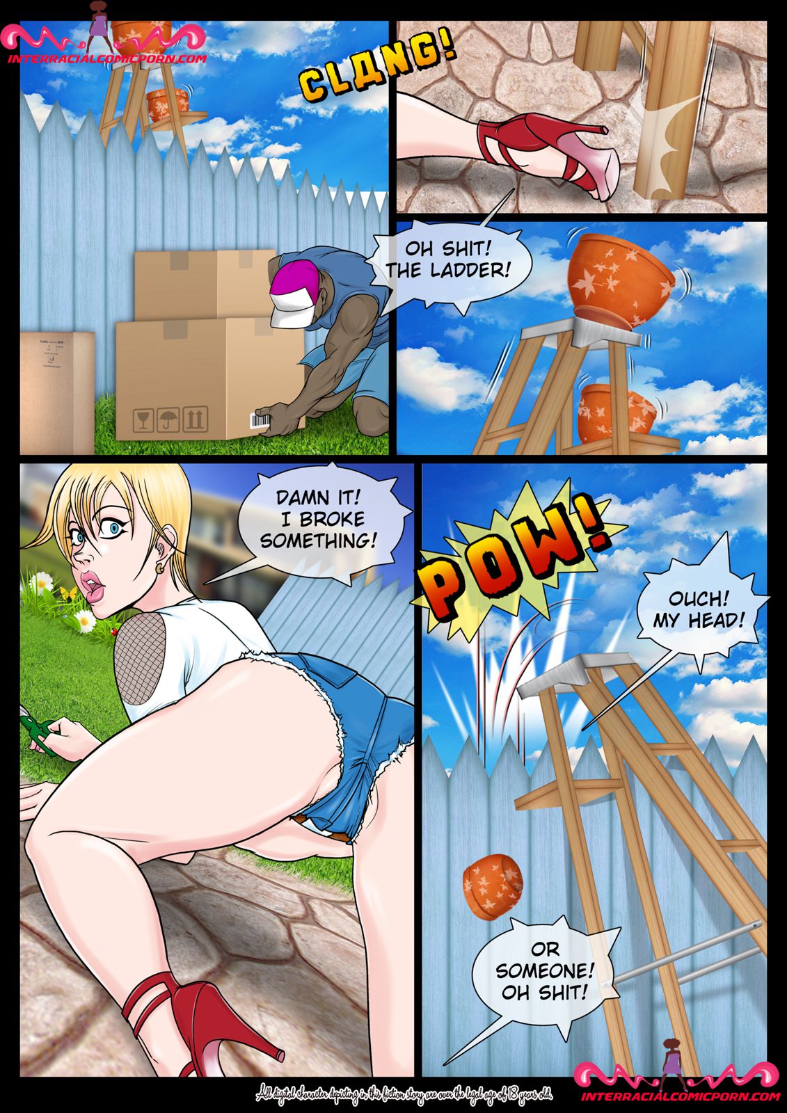 The New Neighbor [InterracialComicPorn] 1 . The New Neighbor - Chapter 1 [InterracialComicPorn] – page 3
