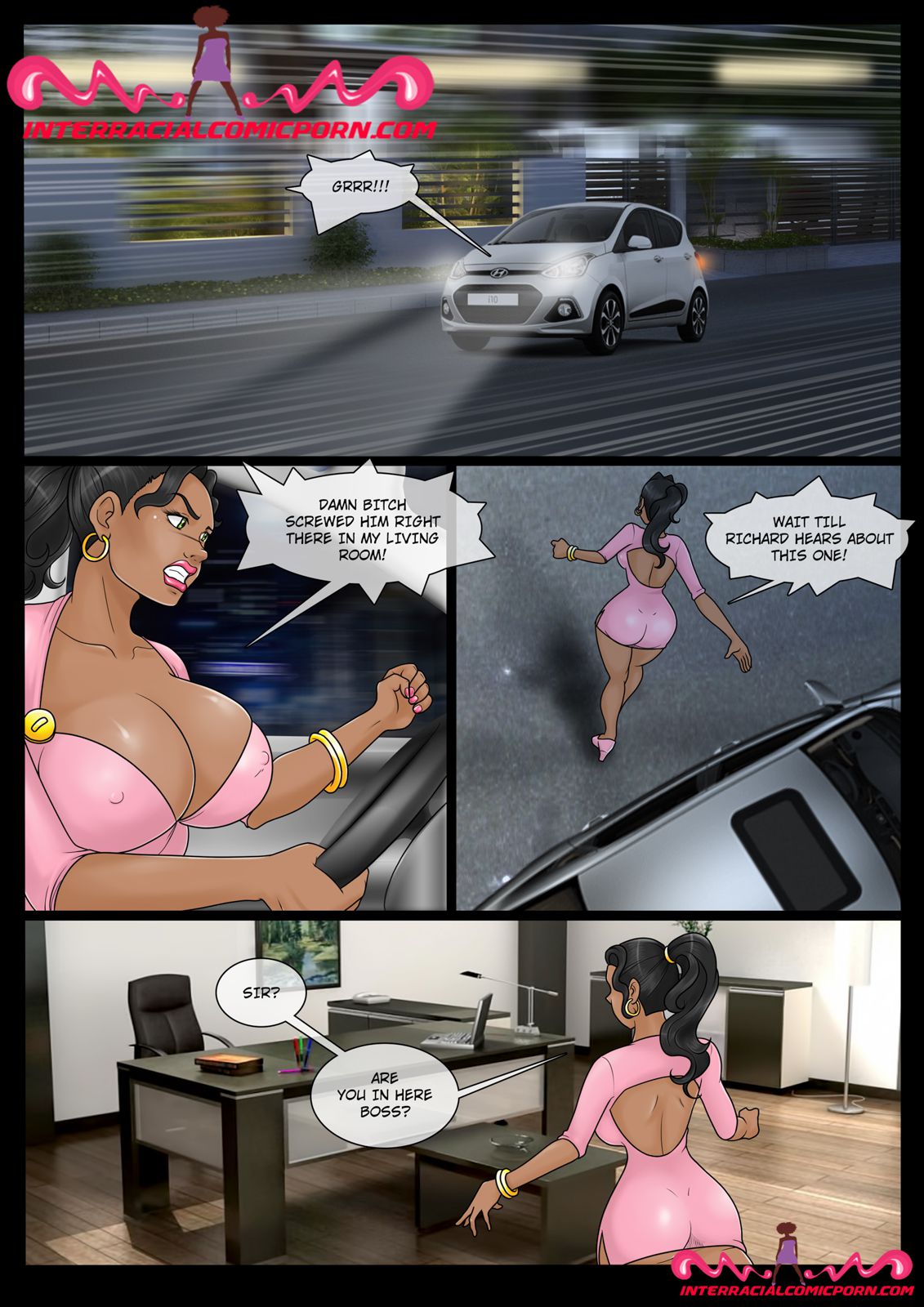 The New Neighbor [InterracialComicPorn] 3 . The New Neighbor - Chapter 3 [InterracialComicPorn] – page 1