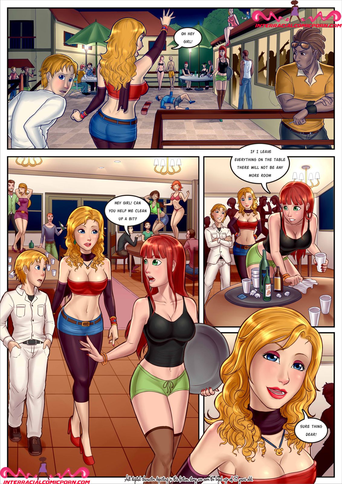Party Slut [InterracialComicPorn] 1 . Party Slut - Chapter 1 [InterracialComicPorn] – page 2