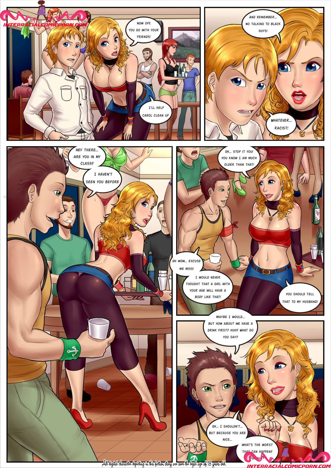 Party Slut [InterracialComicPorn] 1 . Party Slut - Chapter 1 [InterracialComicPorn] – page 3