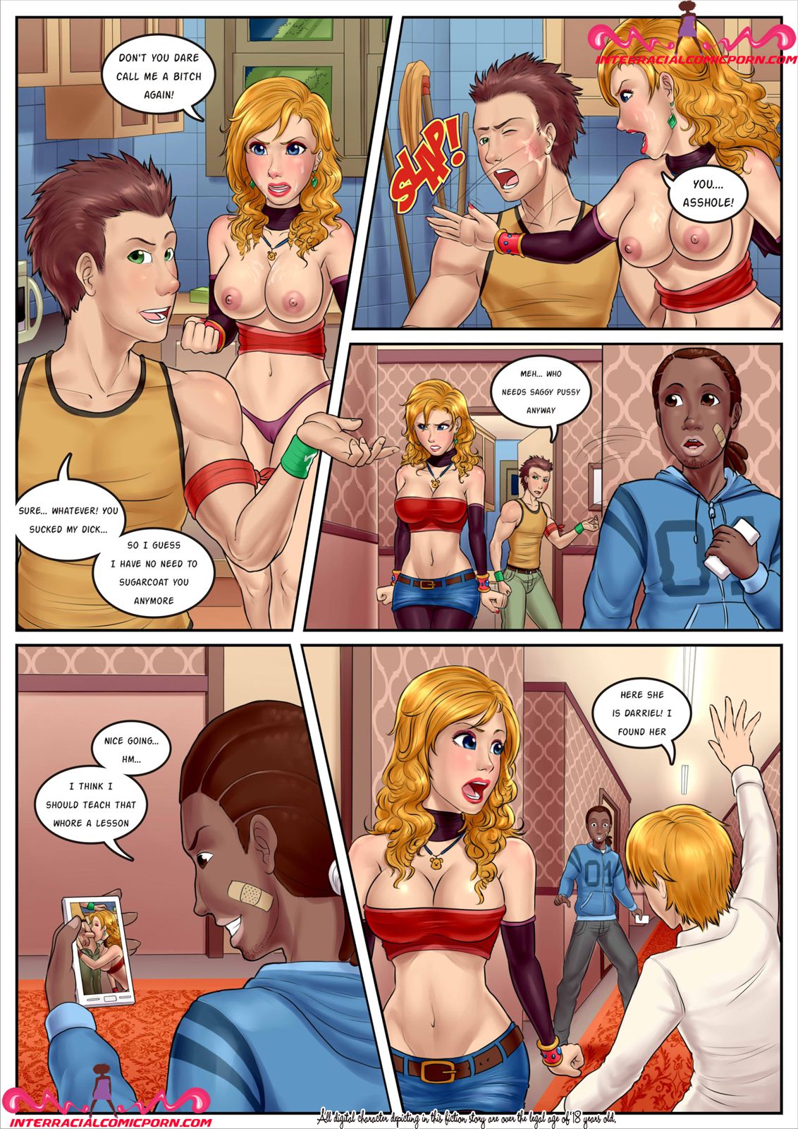 Party Slut [InterracialComicPorn] 1 . Party Slut - Chapter 1 [InterracialComicPorn] – page 6