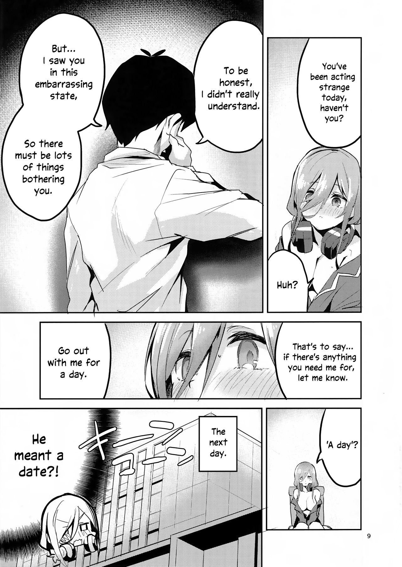 Miku’s Situation (The Quintessential Quintuplets) [Ekakibit] 1 . Miku's Situation - Chapter 1 (The Quintessential Quintuplets) [Ekakibit] – page 8