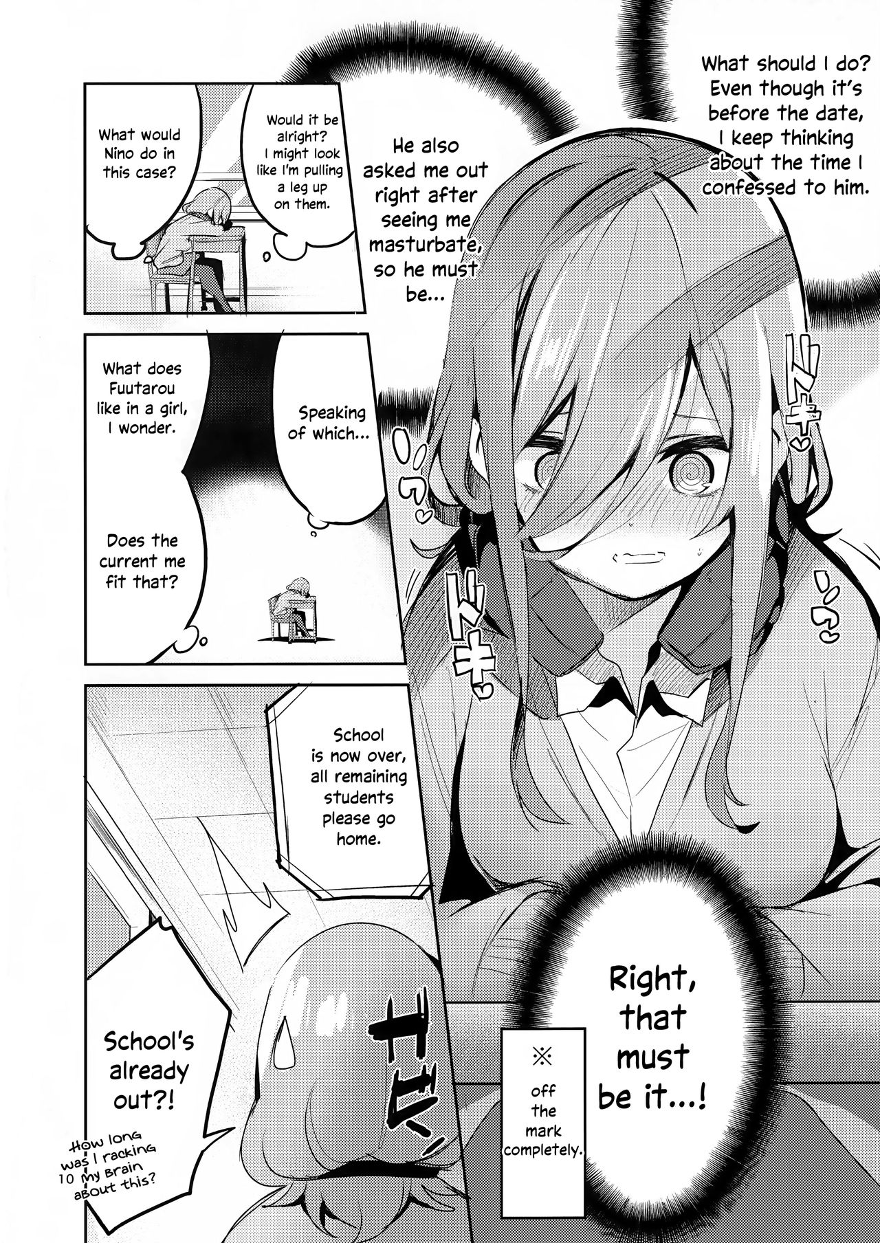 Miku’s Situation (The Quintessential Quintuplets) [Ekakibit] 1 . Miku's Situation - Chapter 1 (The Quintessential Quintuplets) [Ekakibit] – page 9
