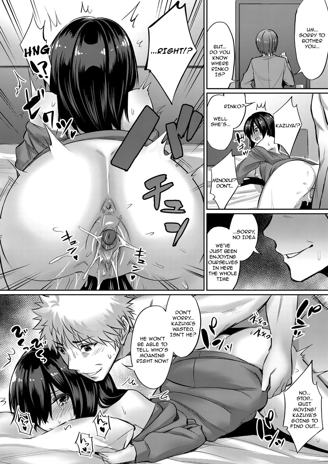 Tipsy Threesome Sex Lesson [Yasu] 1 . Tipsy Threesome Sex Lesson - Chapter 1 [Yasu] – page 14