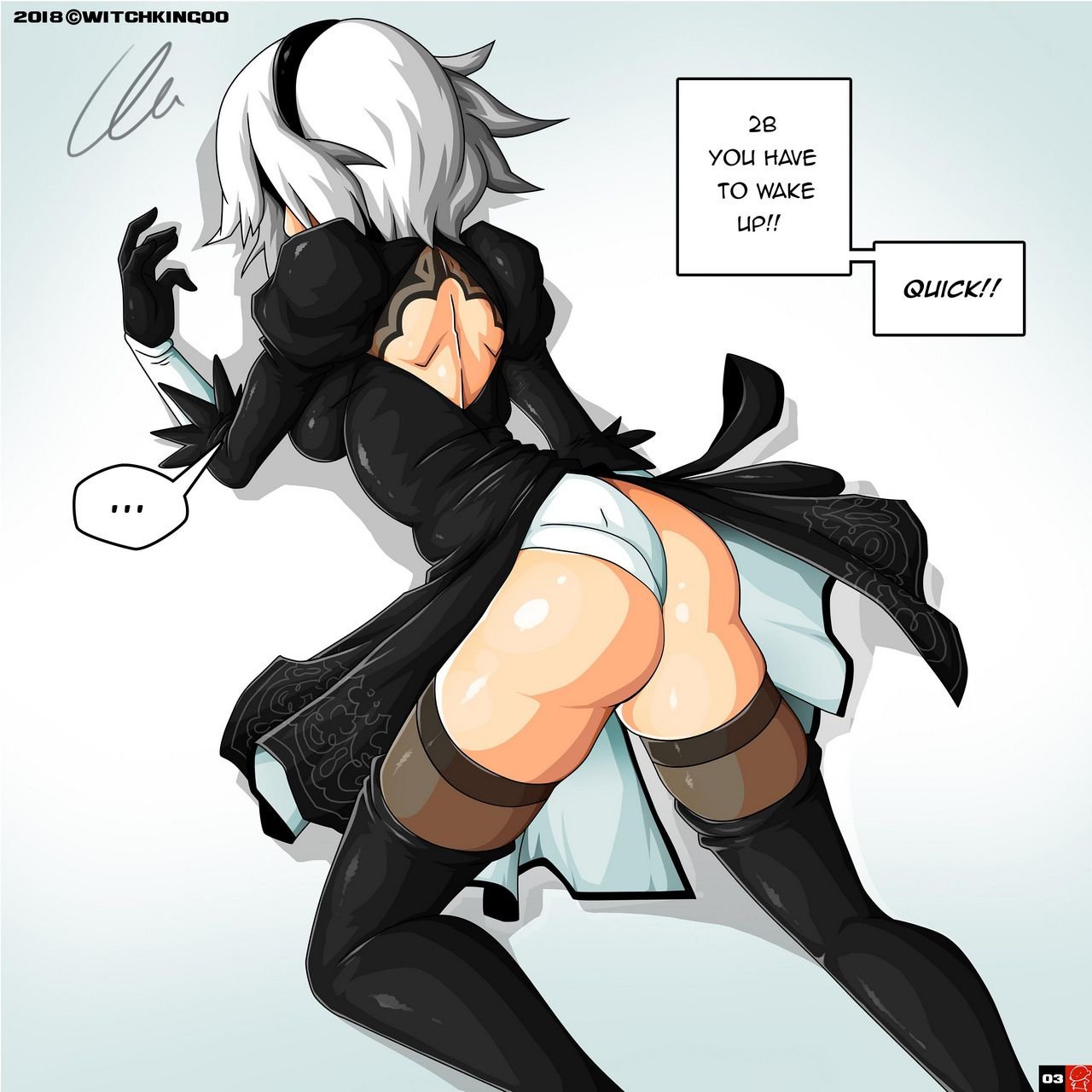Nier The Comic (Nier: Automata) [WitchKing00] 1 . Nier The Comic - Chapter 1 (Nier: Automata) [WitchKing00] – page 4