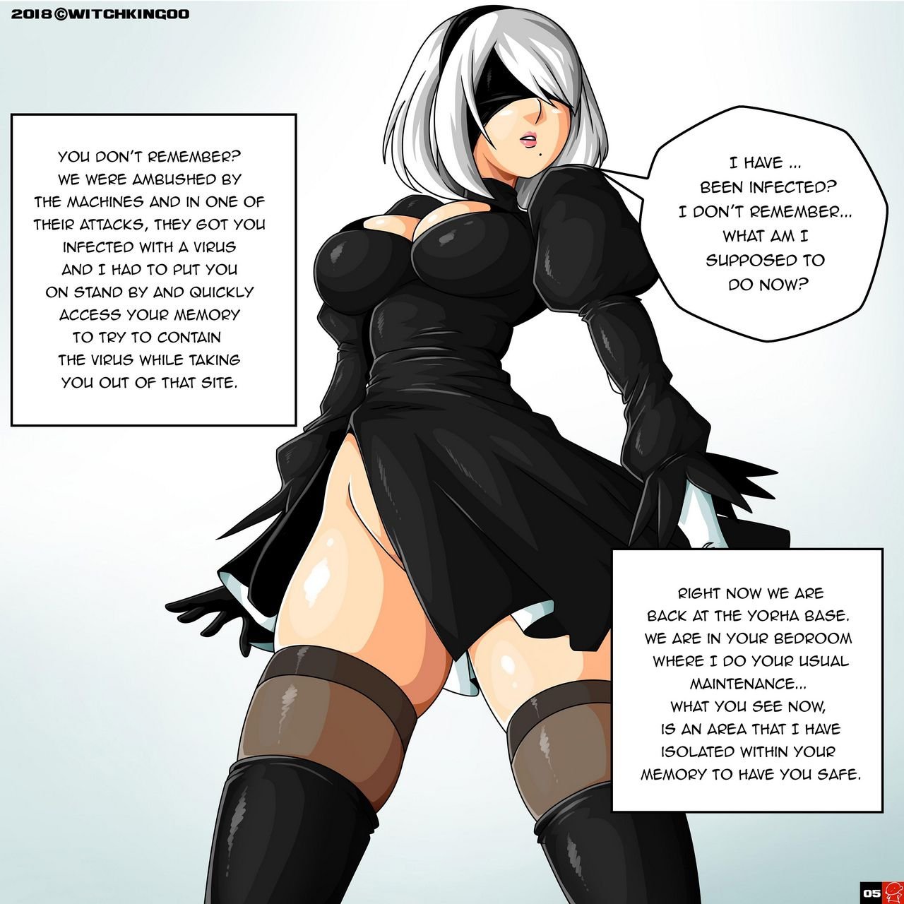 Nier The Comic (Nier: Automata) [WitchKing00] 1 . Nier The Comic - Chapter 1 (Nier: Automata) [WitchKing00] – page 6