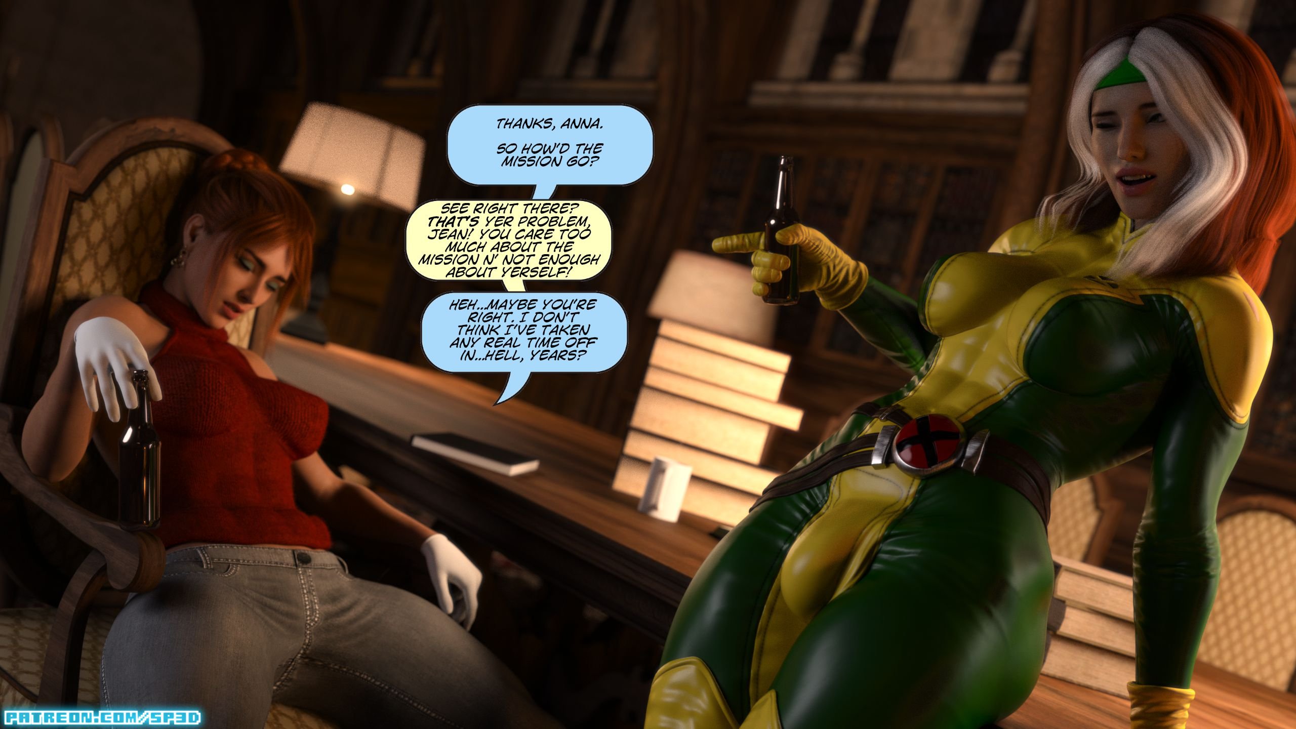 Abuse Of Power (X-Men) [SquarePeg3D] 1 . Abuse Of Power - Chapter 1 (X-Men) [SquarePeg3D] – page 3