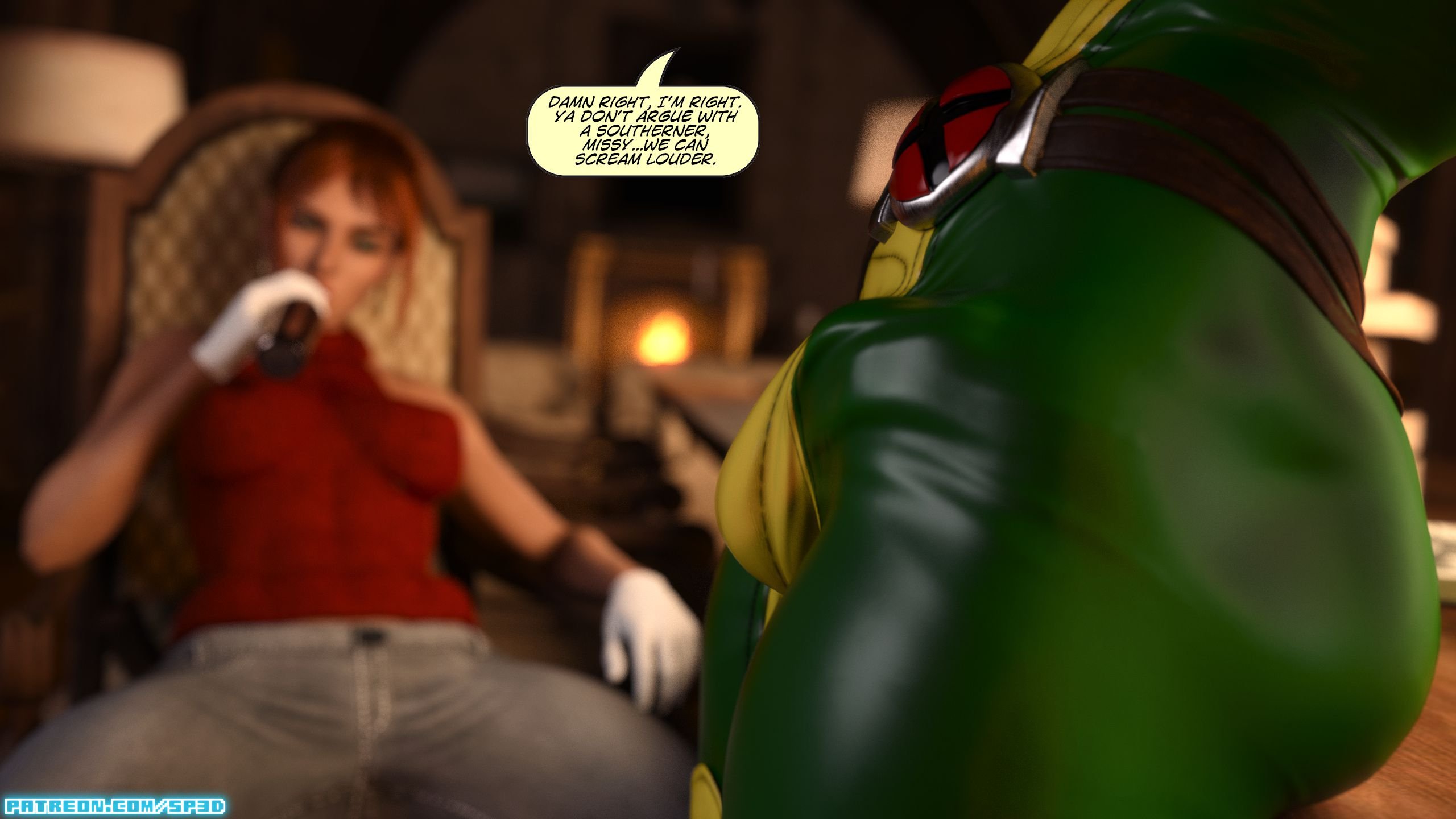 Abuse Of Power (X-Men) [SquarePeg3D] 1 . Abuse Of Power - Chapter 1 (X-Men) [SquarePeg3D] – page 4