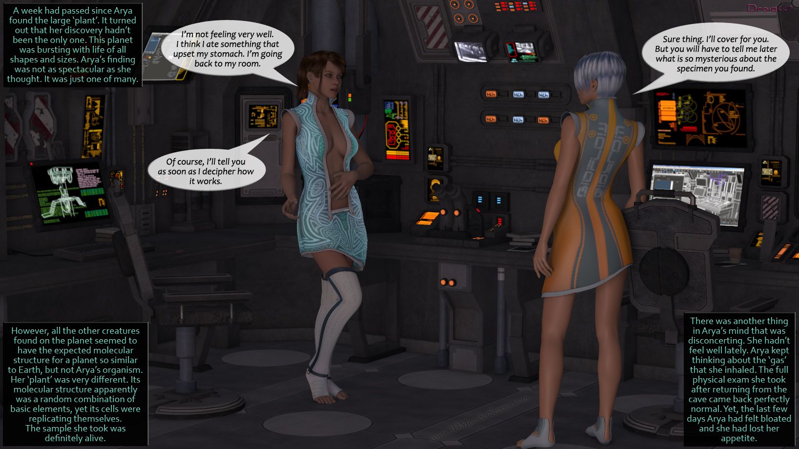 Parasitic Possession [3DMonsterStories] 1 . Parasitic Possession - Chapter 1 [3DMonsterStories] – page 6